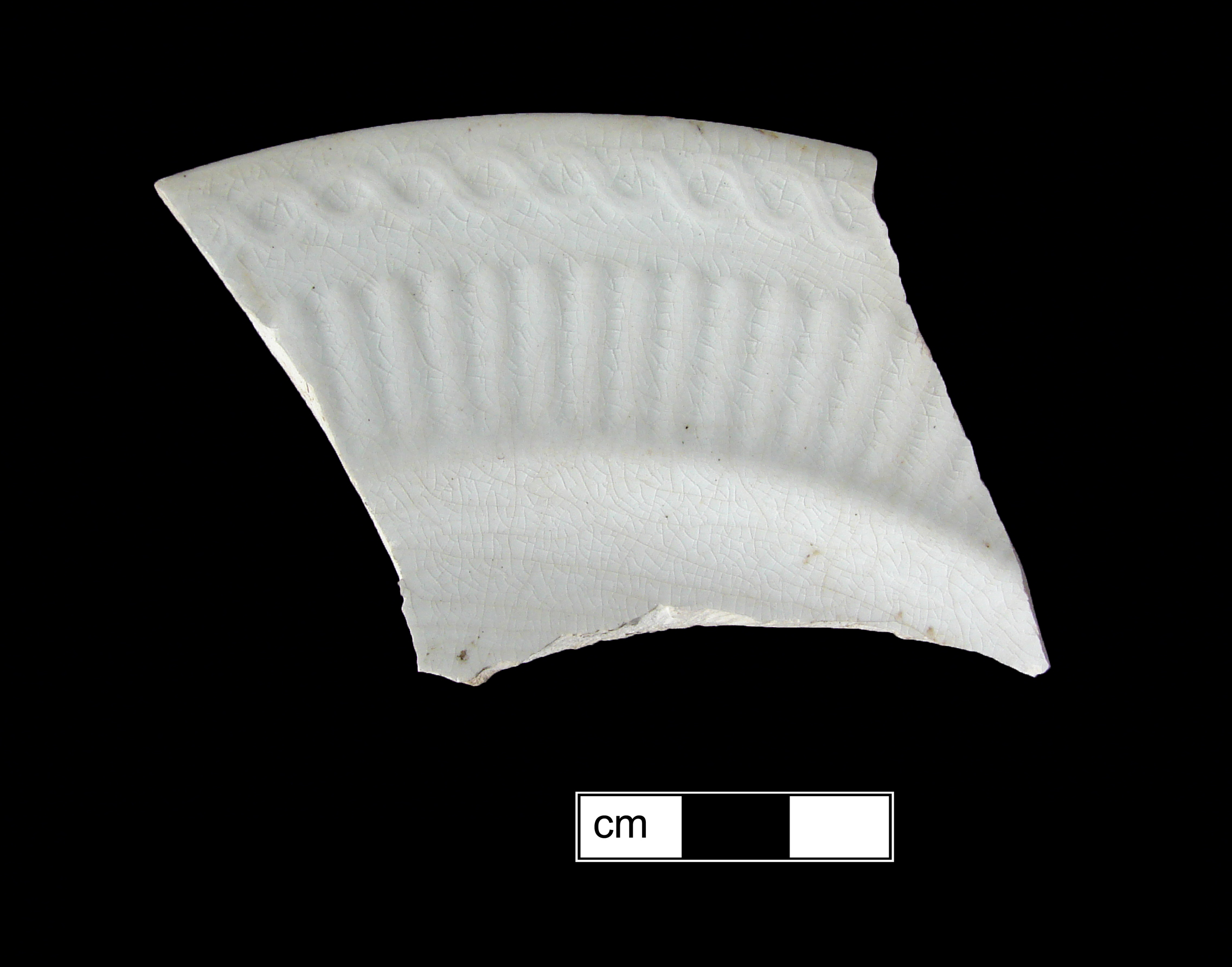 Image of white granite ware fragment.