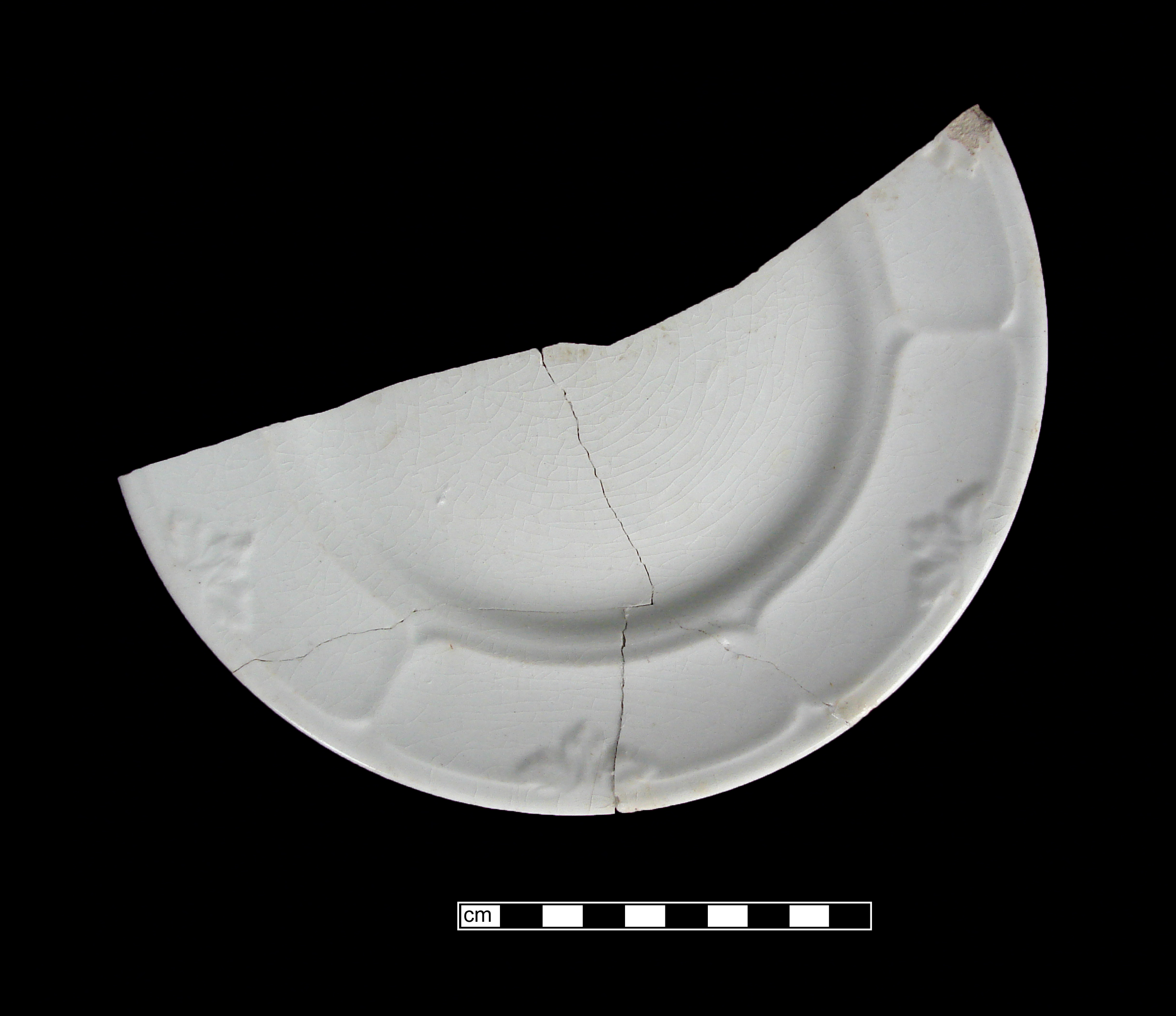 Image of white granite ware fragment.