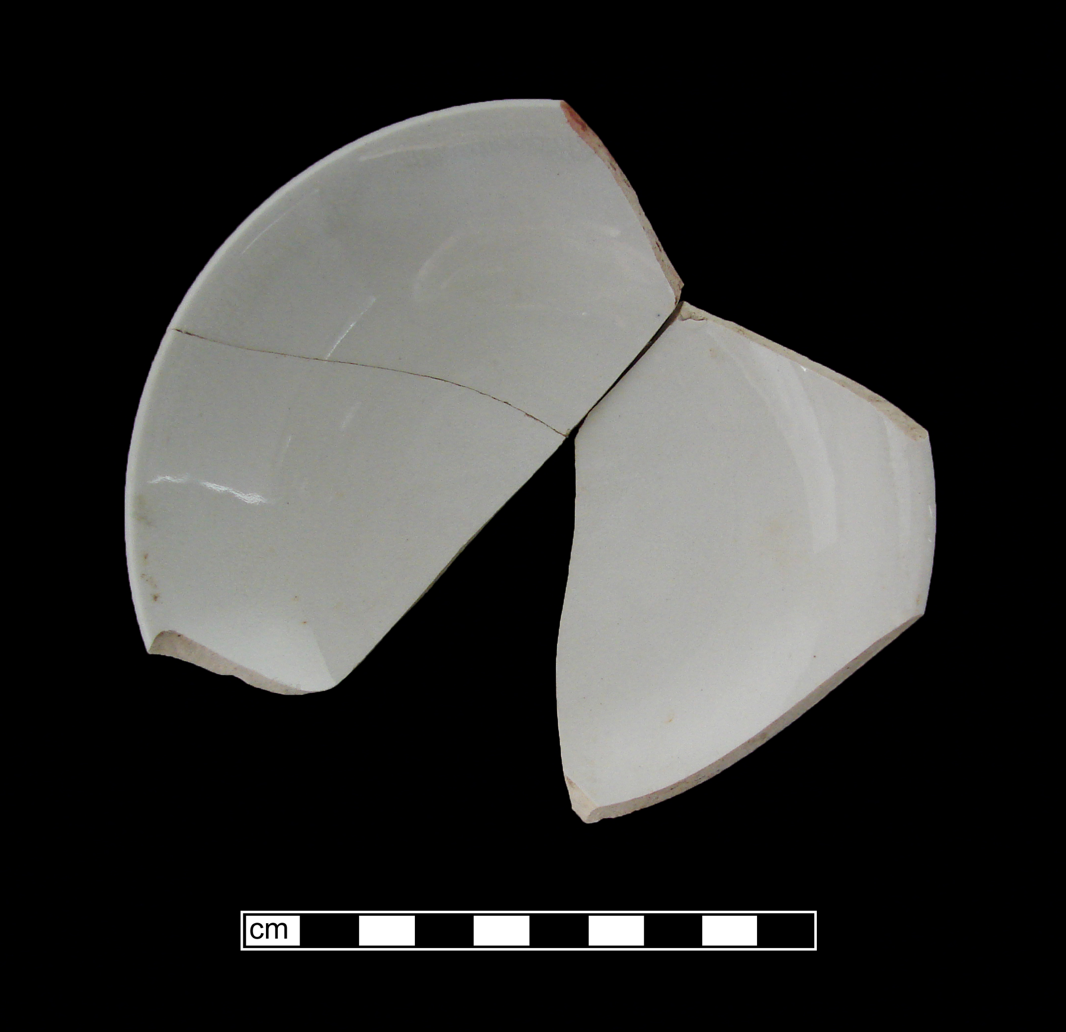 Image of white granite ware fragment.