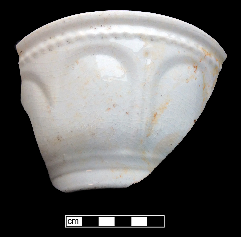 Image of white granite ware fragment.