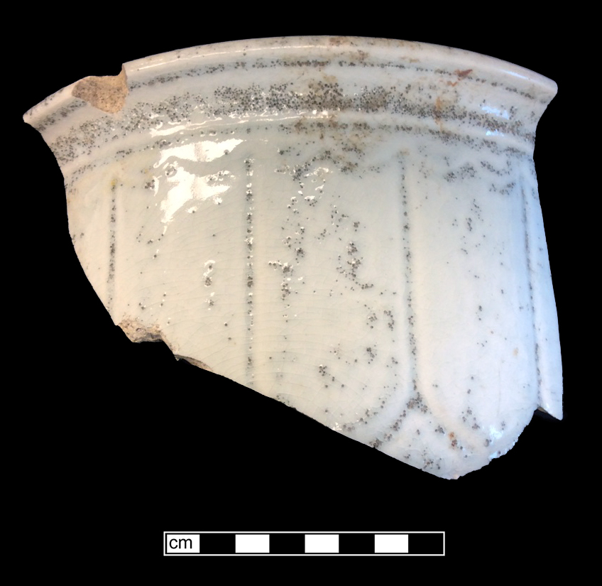 Image of white granite ware fragment.