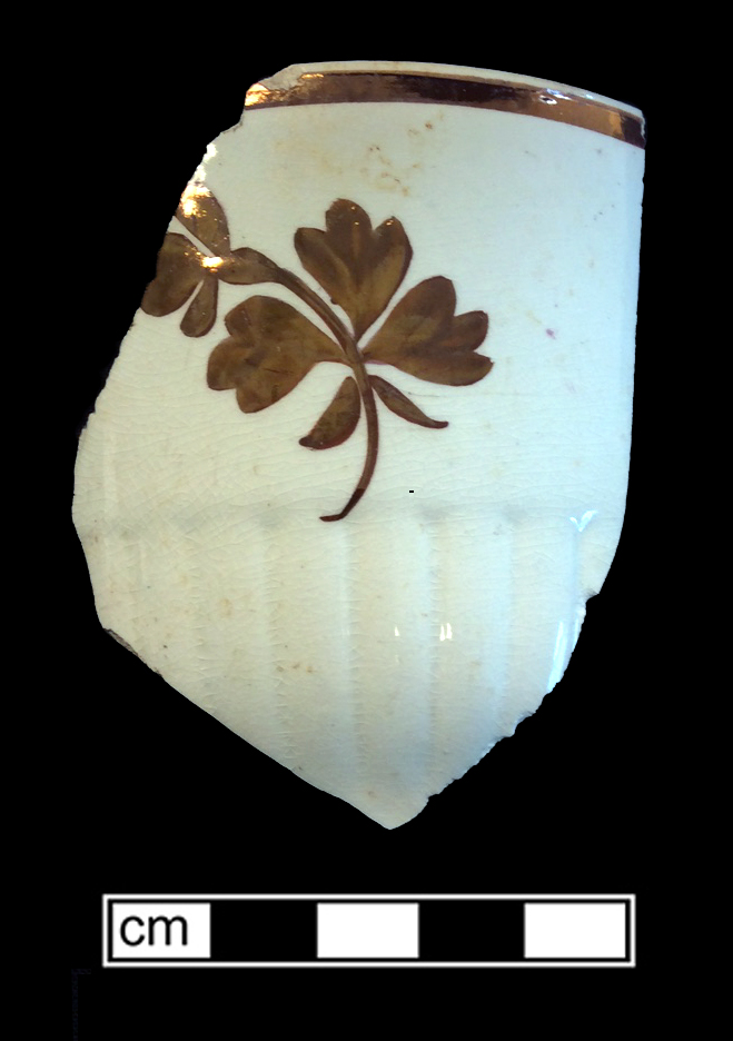 Image of white granite ware fragment.