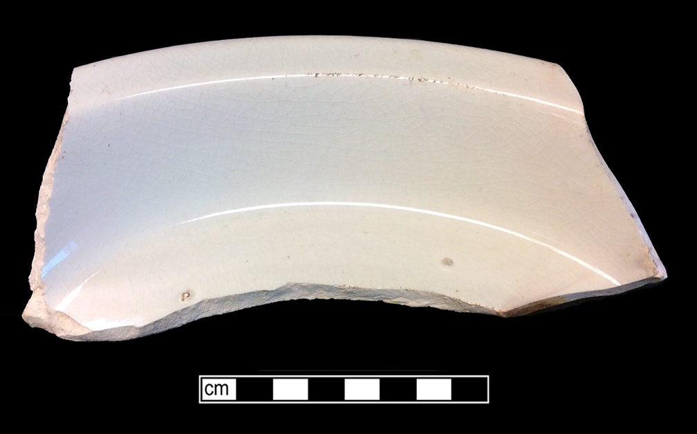 Image of white granite ware fragment.