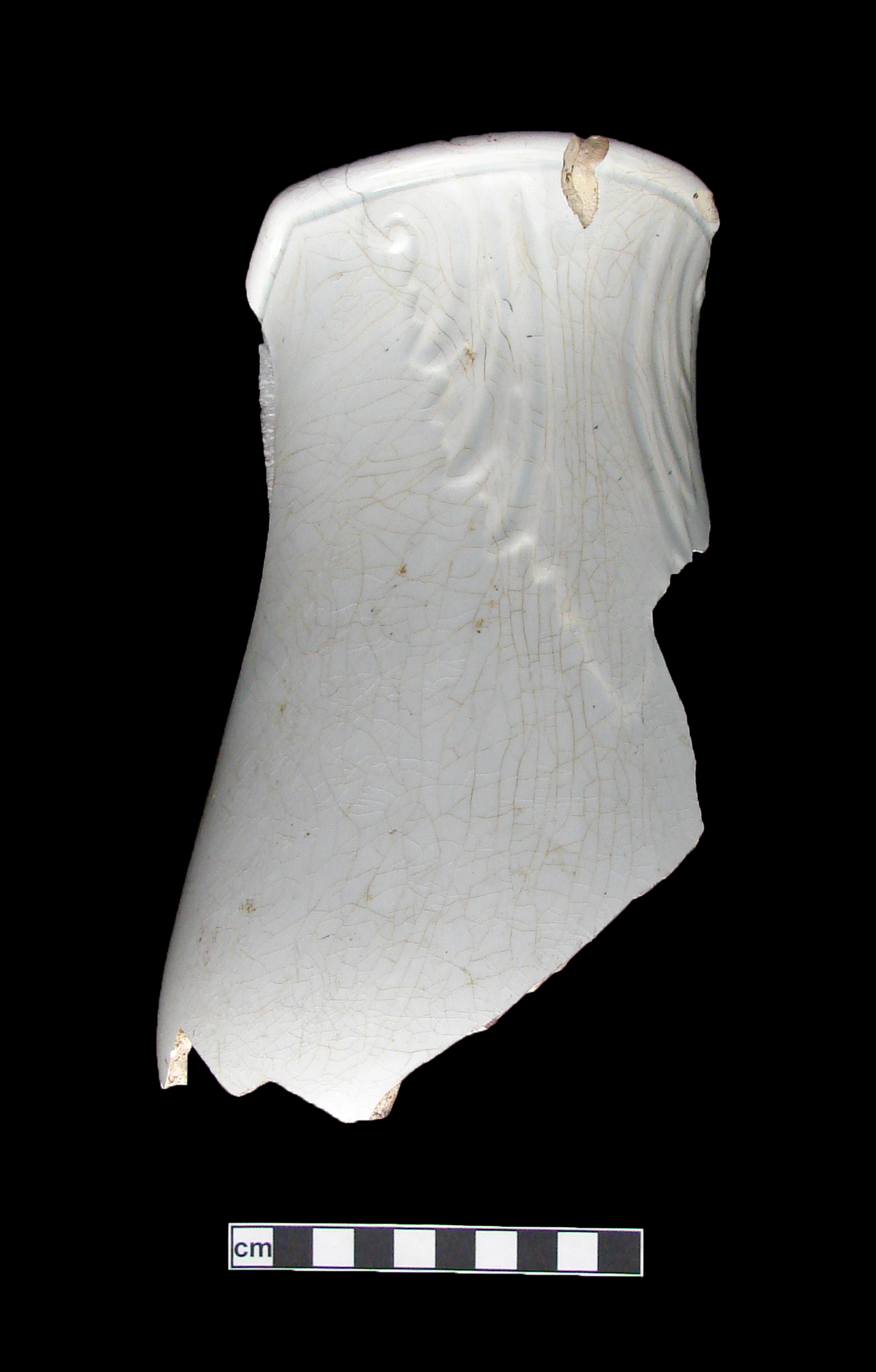 Image of white granite ware fragment.