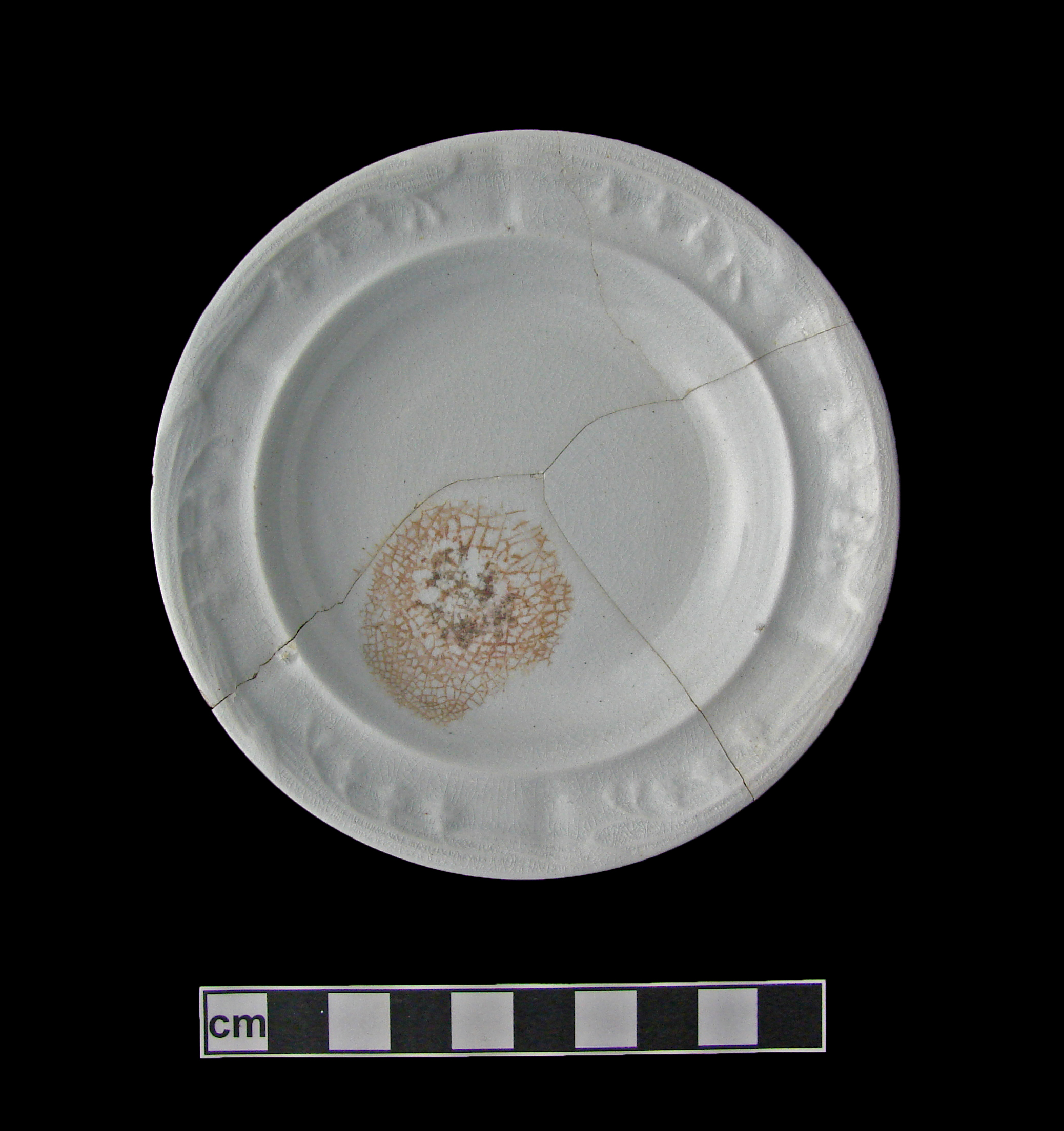 Image of white granite ware fragment.