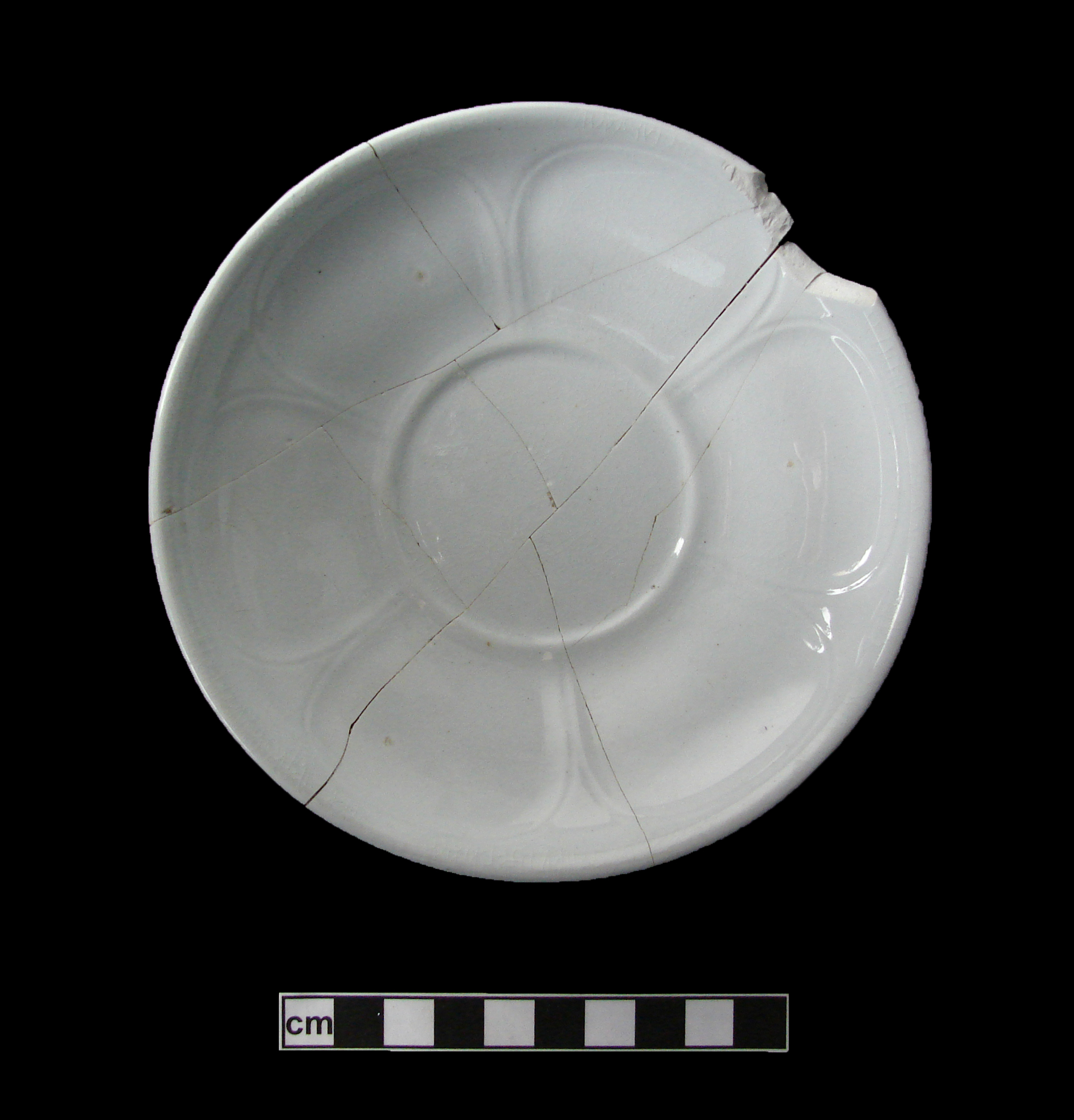 Image of white granite ware fragment.