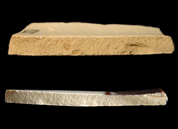 Image of white salt-glazed stoneware fragment.
