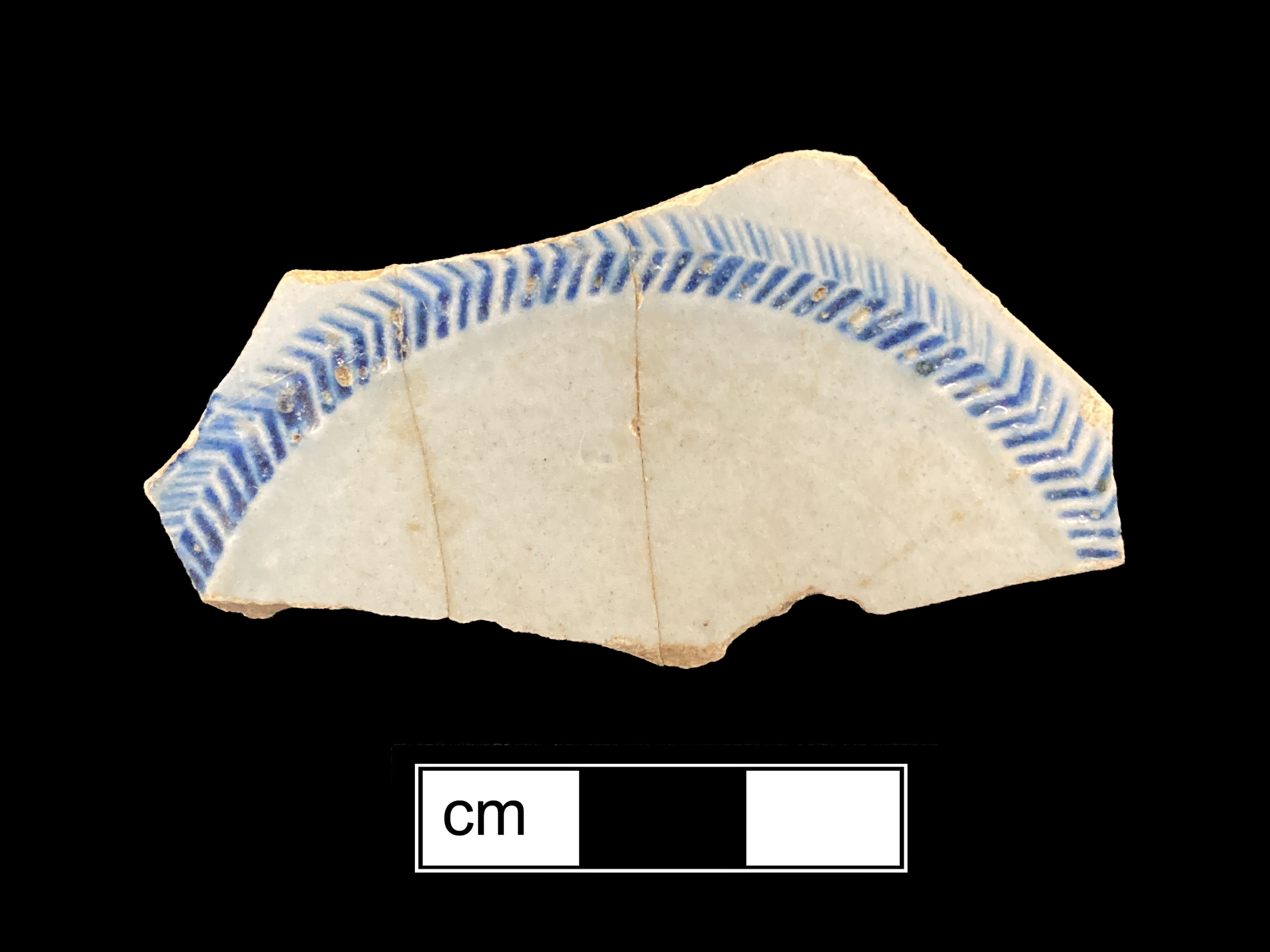Image of white salt-glazed stoneware fragment.