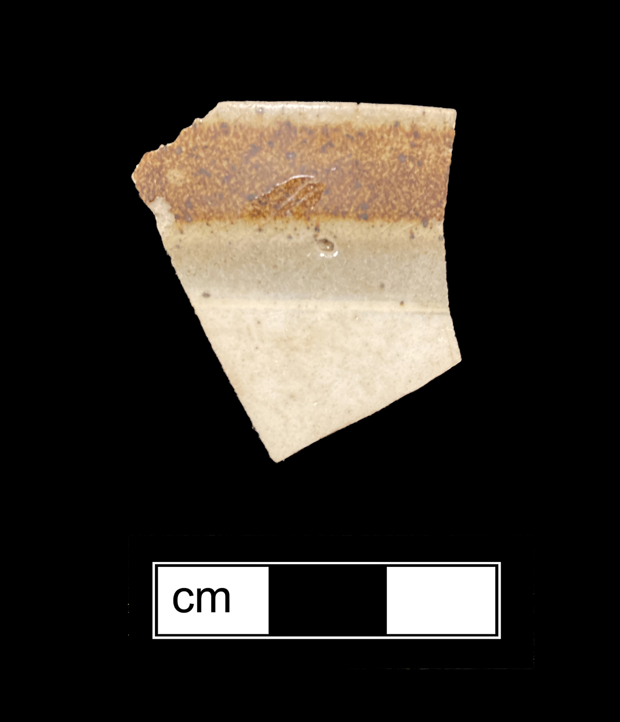 Image of white salt-glazed stoneware fragment.