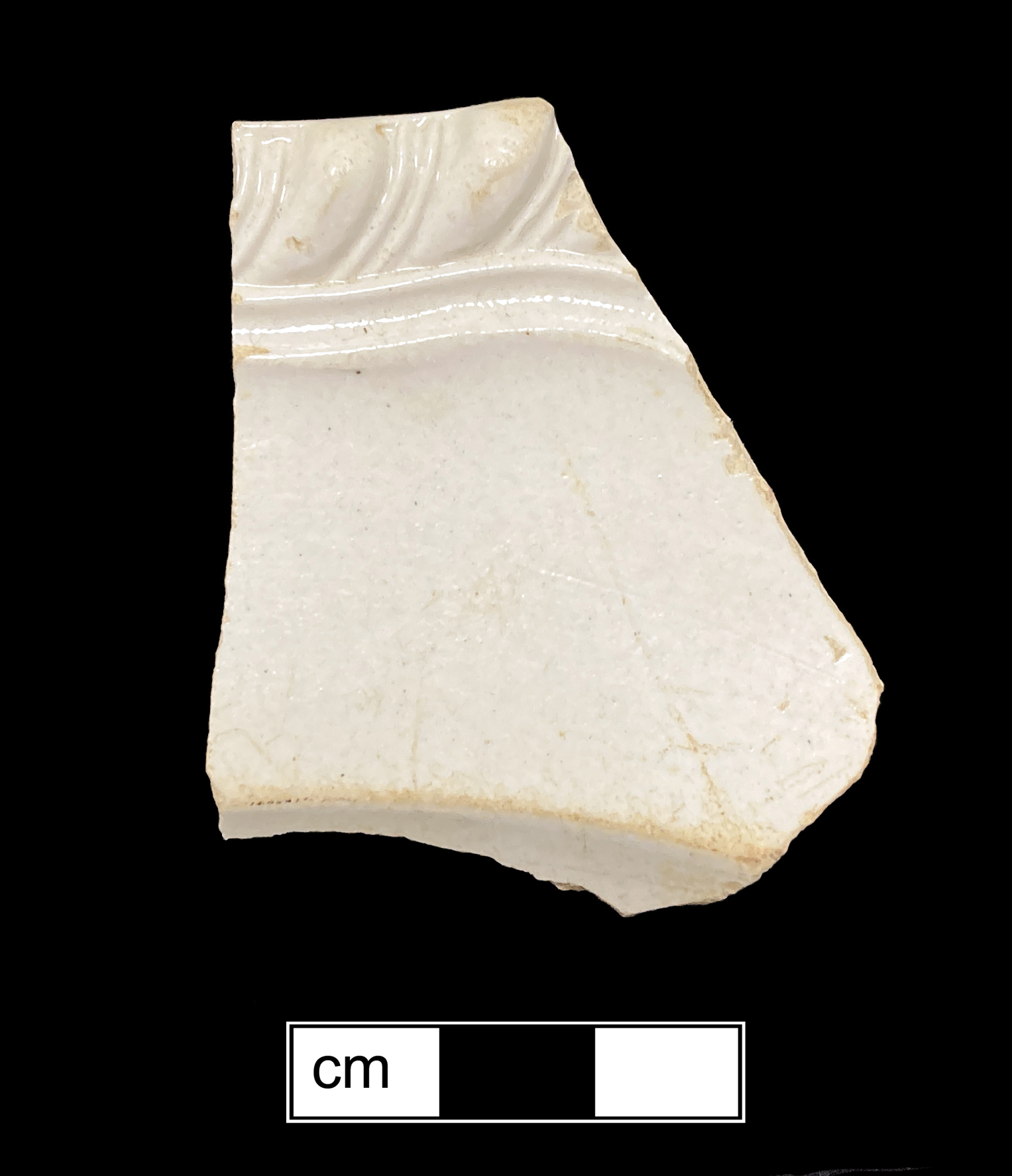 Image of white salt-glazed stoneware fragment.