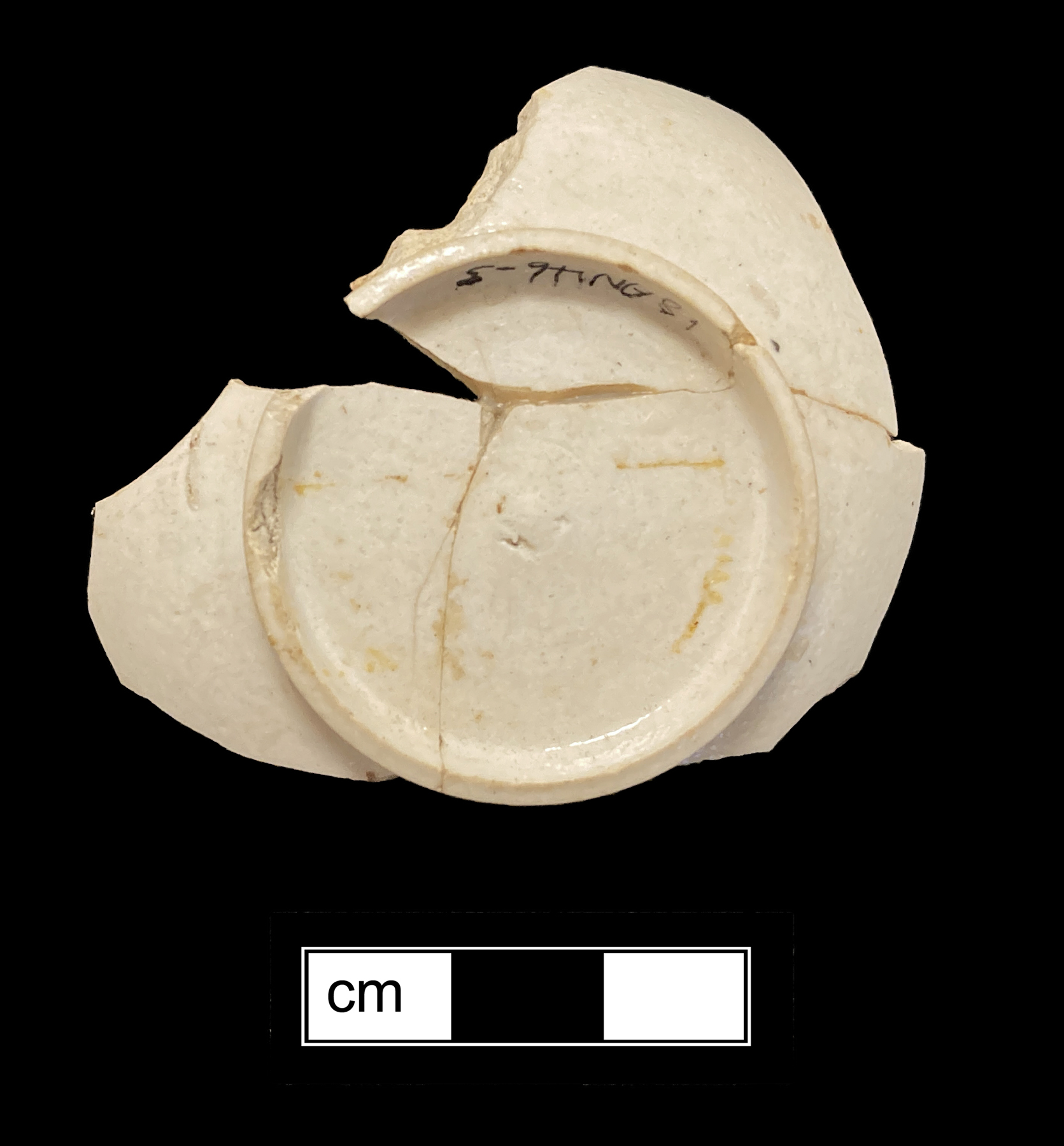 Image of white salt-glazed stoneware fragment.