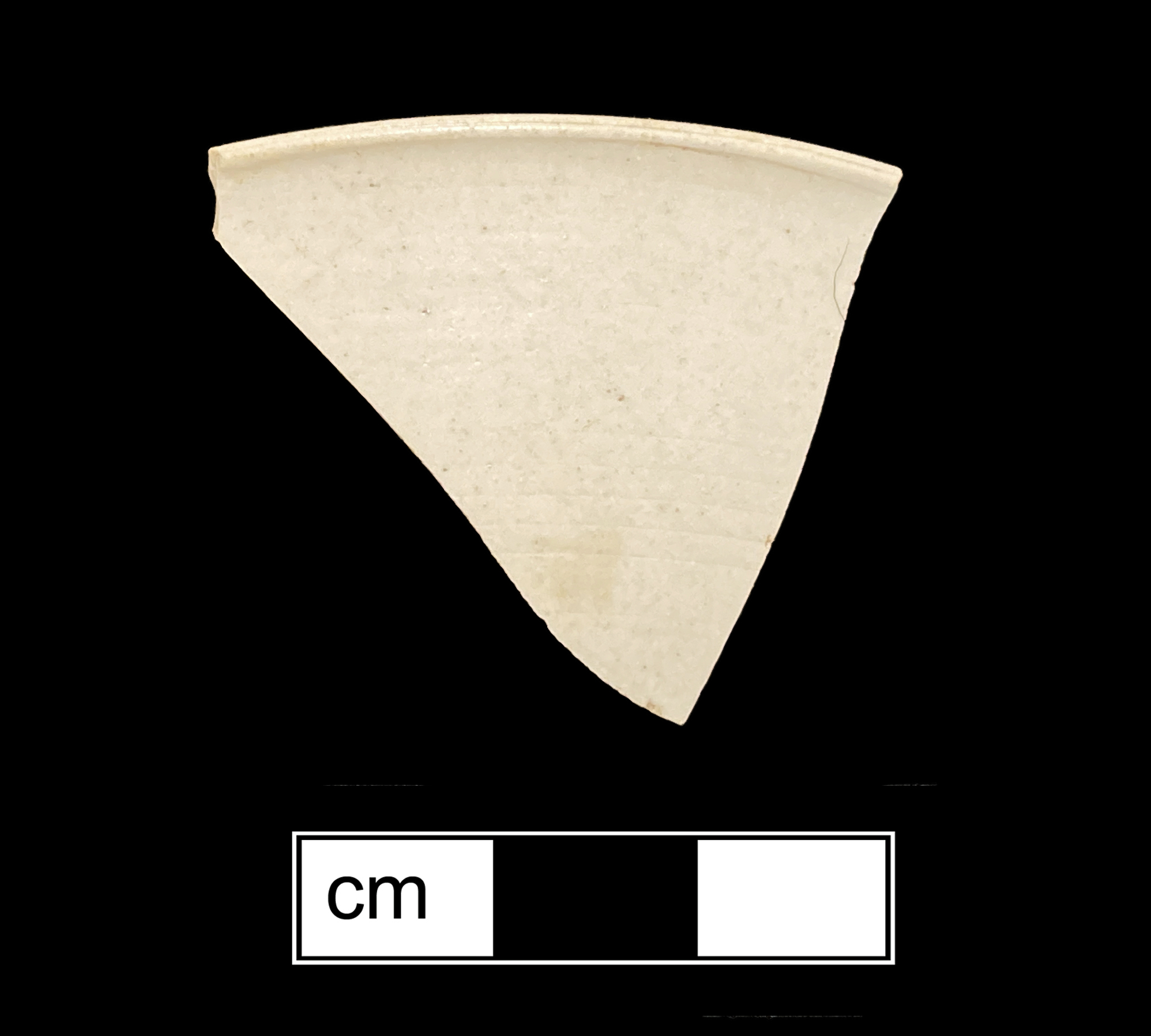 Image of white salt-glazed stoneware fragment.