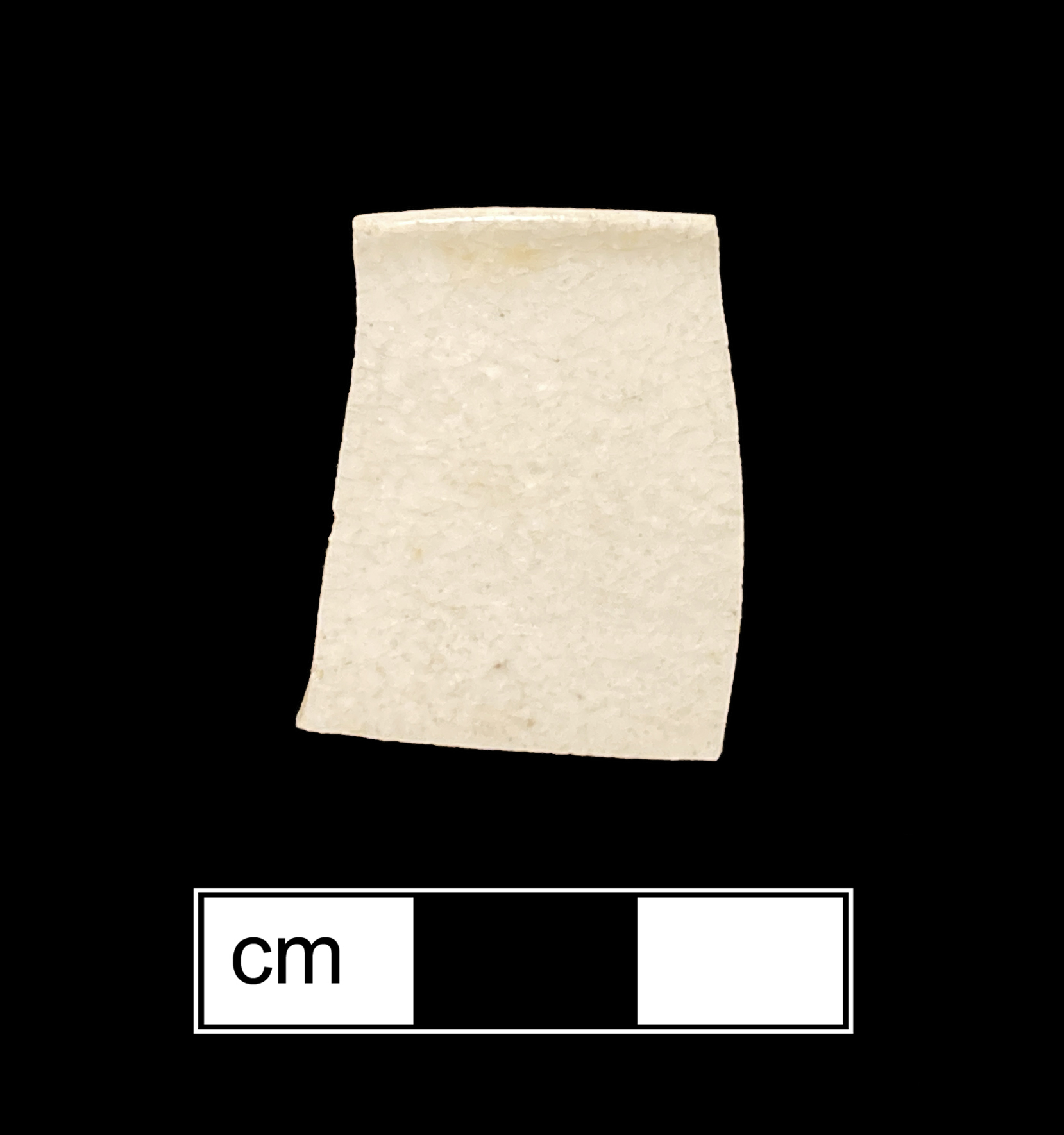 Image of white salt-glazed stoneware fragment.