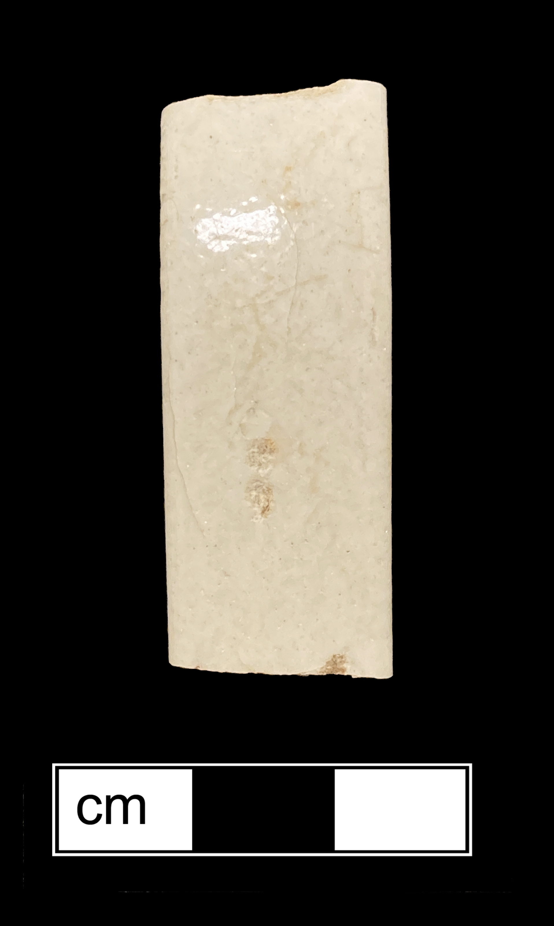 Image of white salt-glazed stoneware fragment.