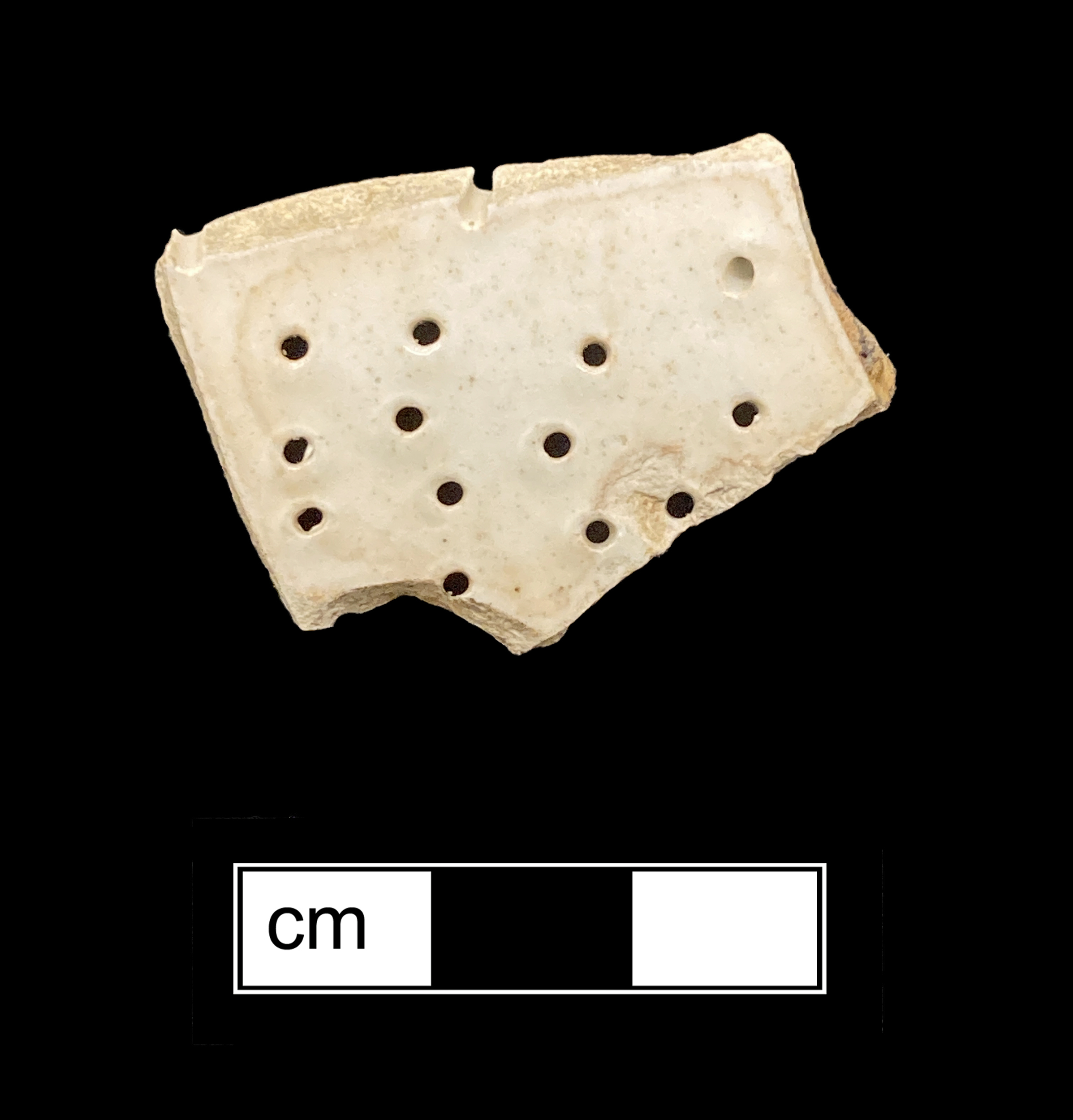 Image of white salt-glazed stoneware fragment.