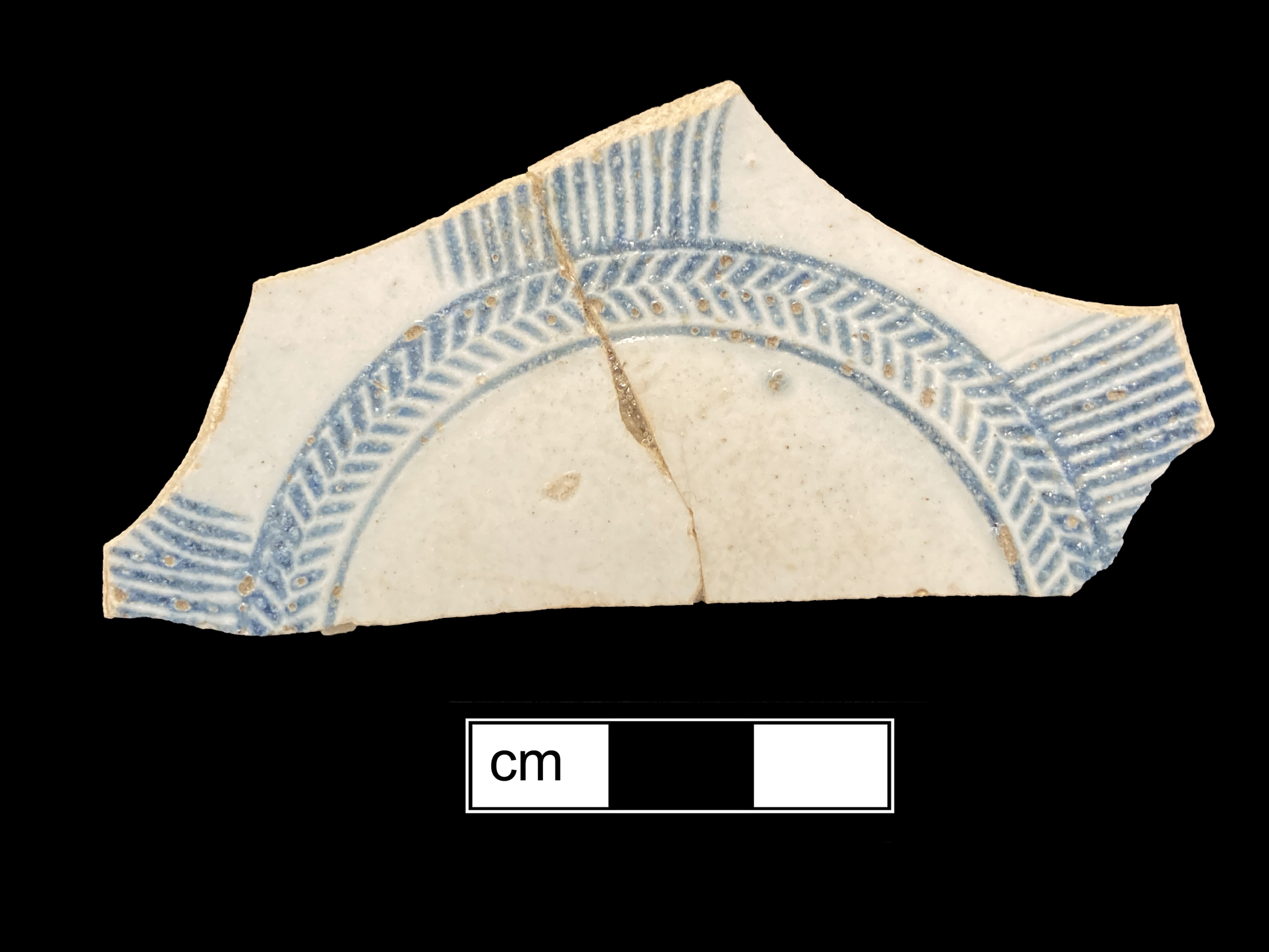 Image of white salt-glazed stoneware fragment.