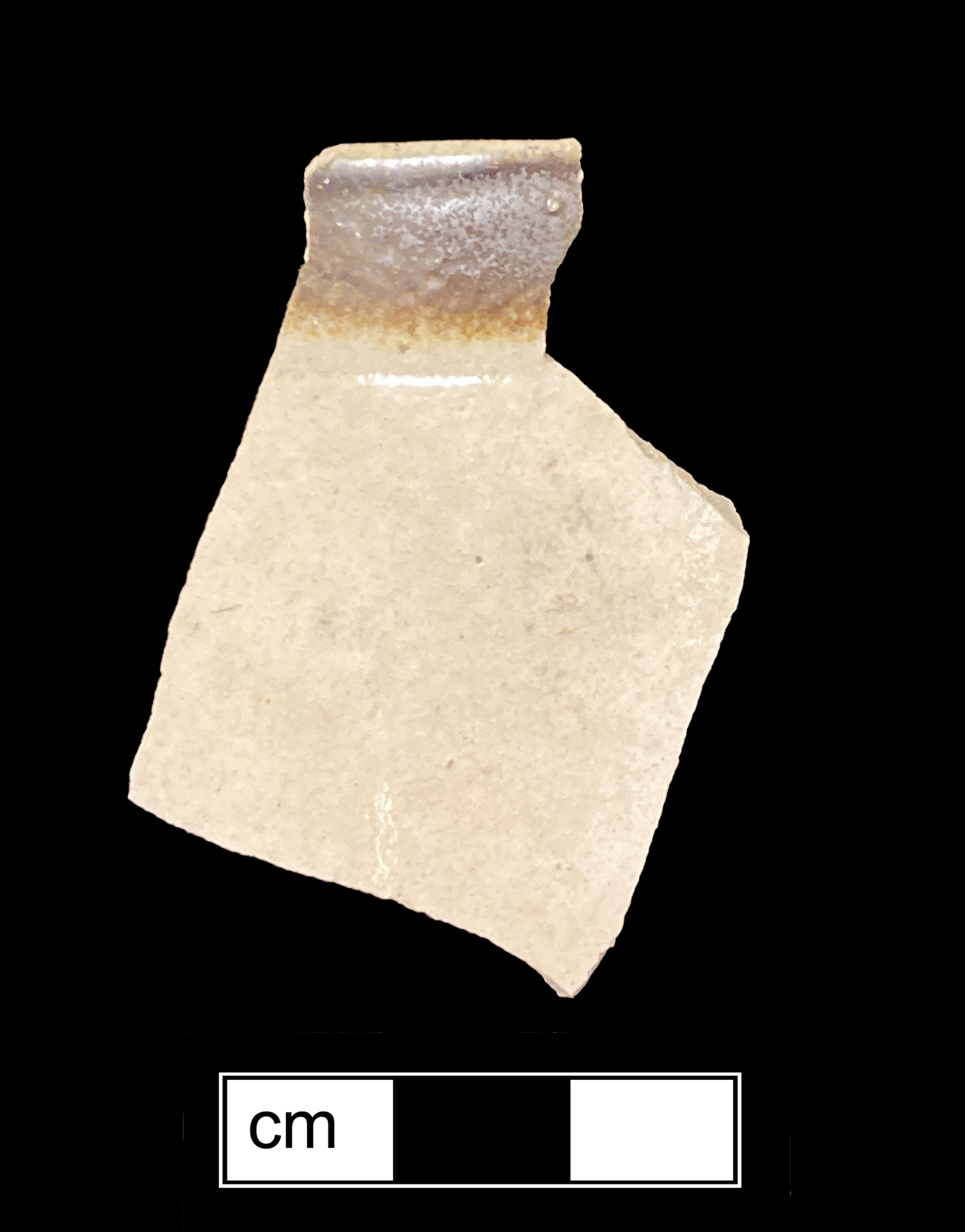 Image of white salt-glazed stoneware fragment.