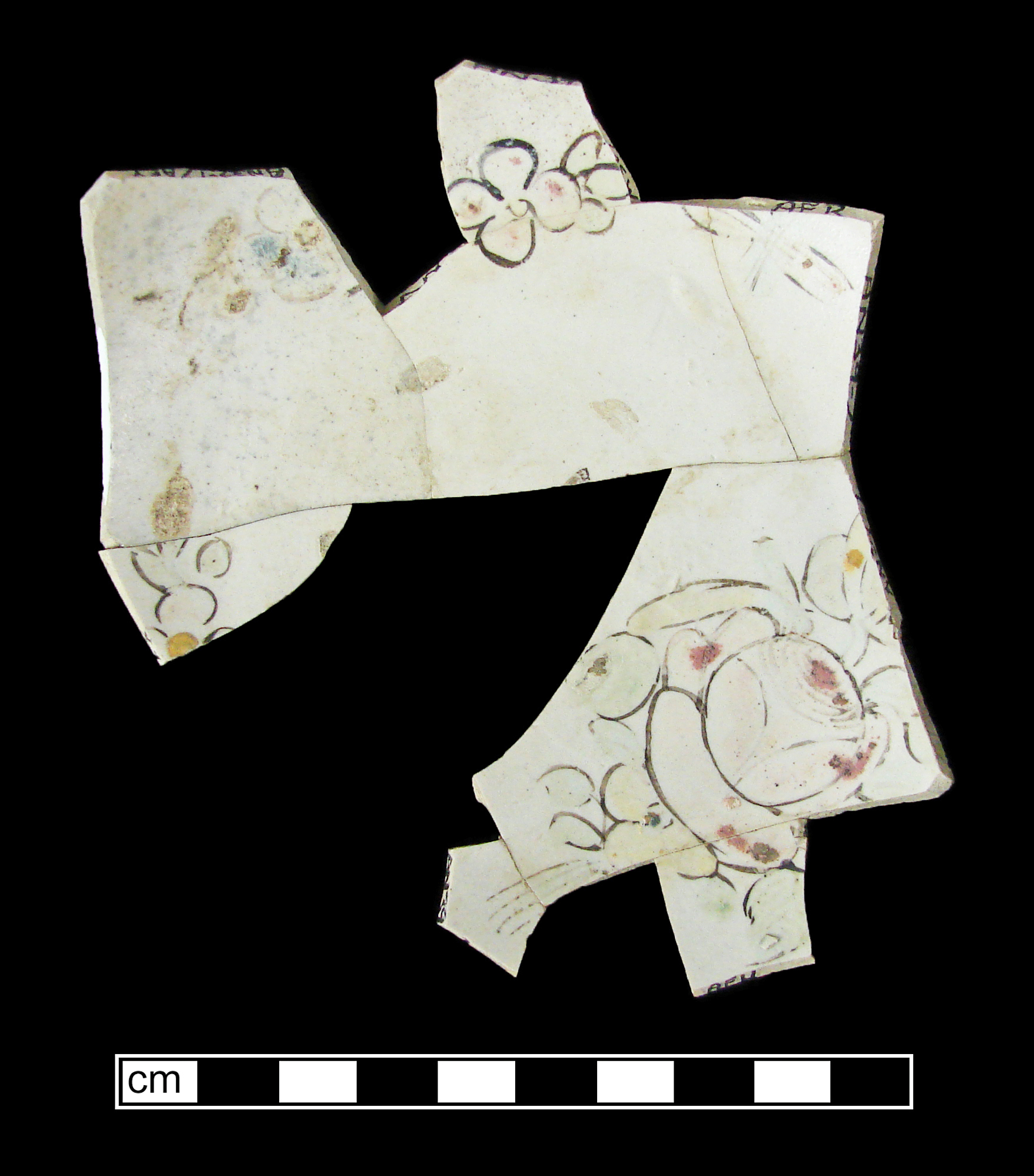 Image of white salt-glazed stoneware fragment.