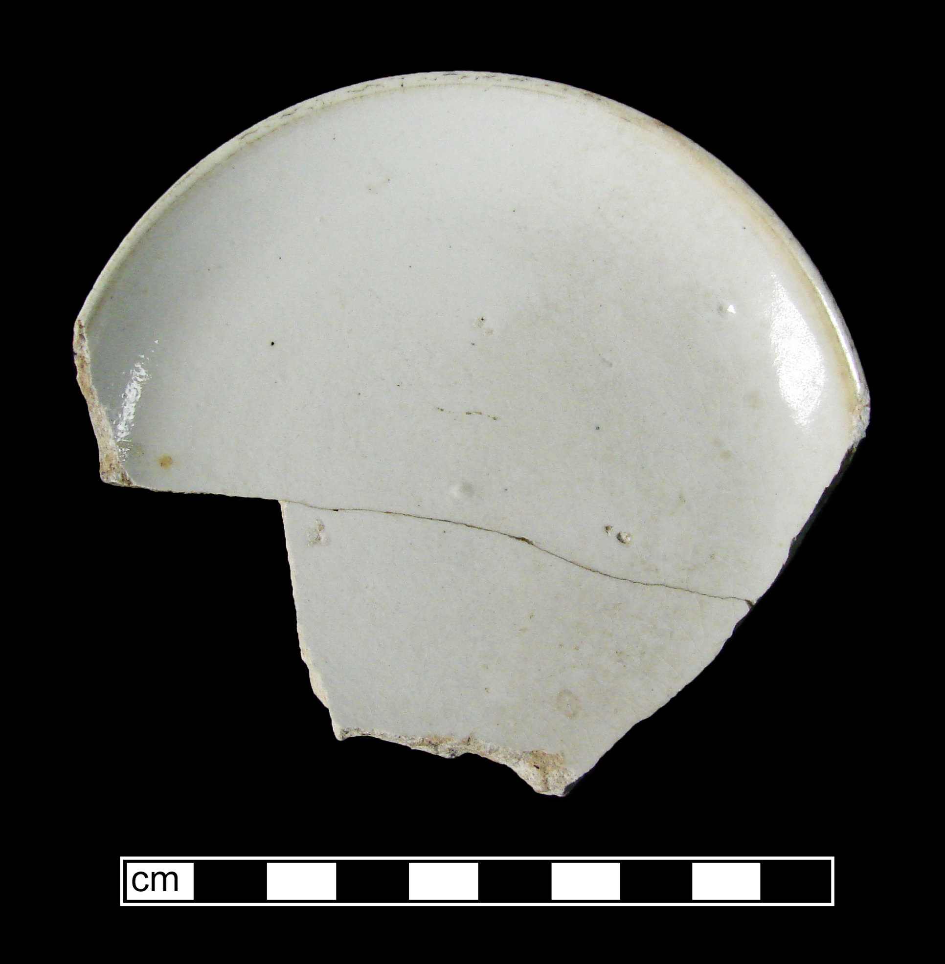 Image of white salt-glazed stoneware fragment.