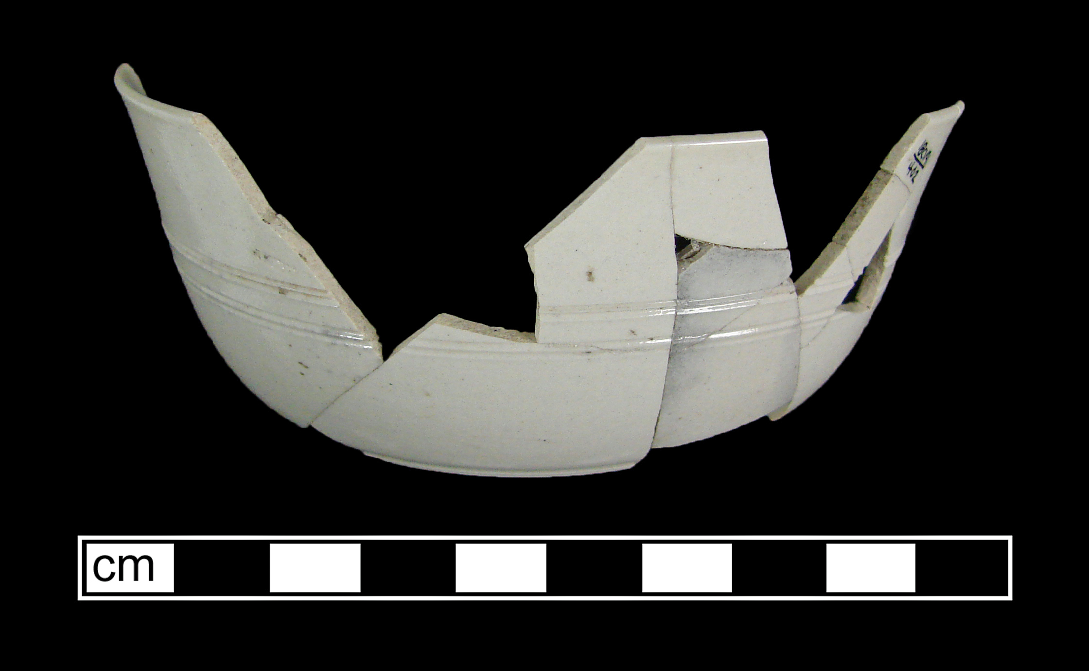 Image of white salt-glazed stoneware fragment.