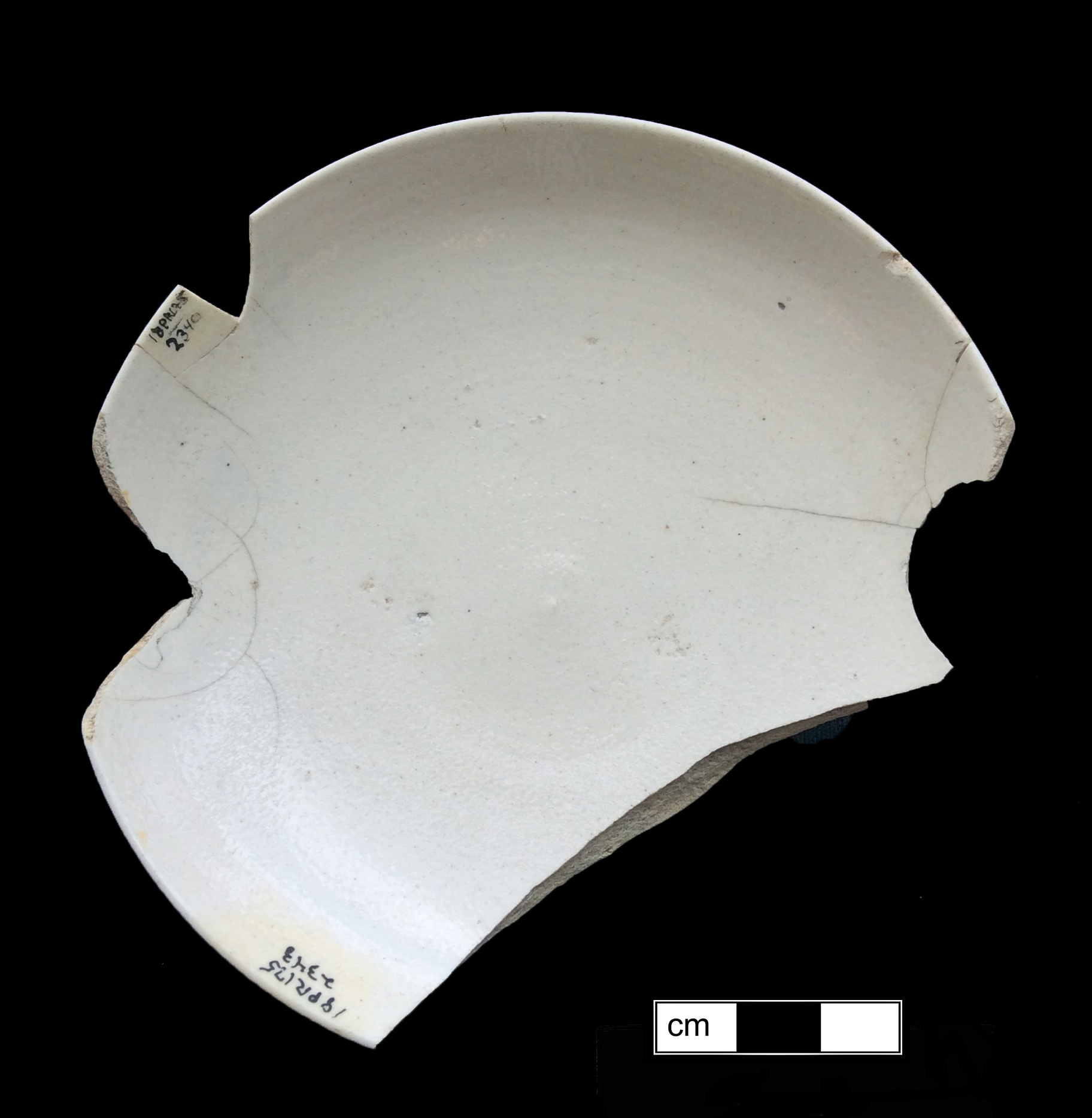Image of white salt-glazed stoneware fragment.