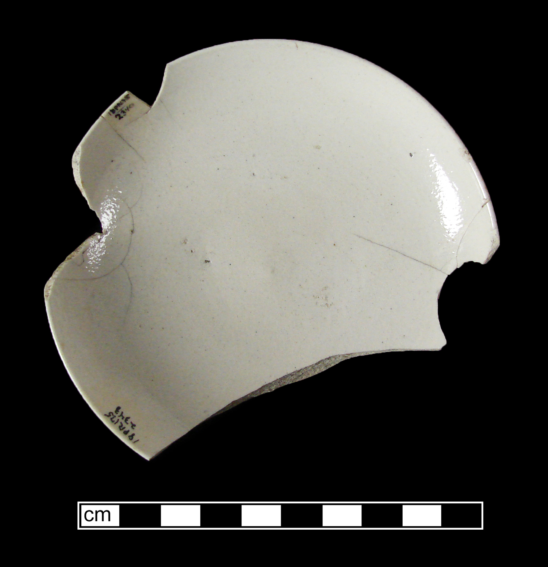 Image of white salt-glazed stoneware fragment.