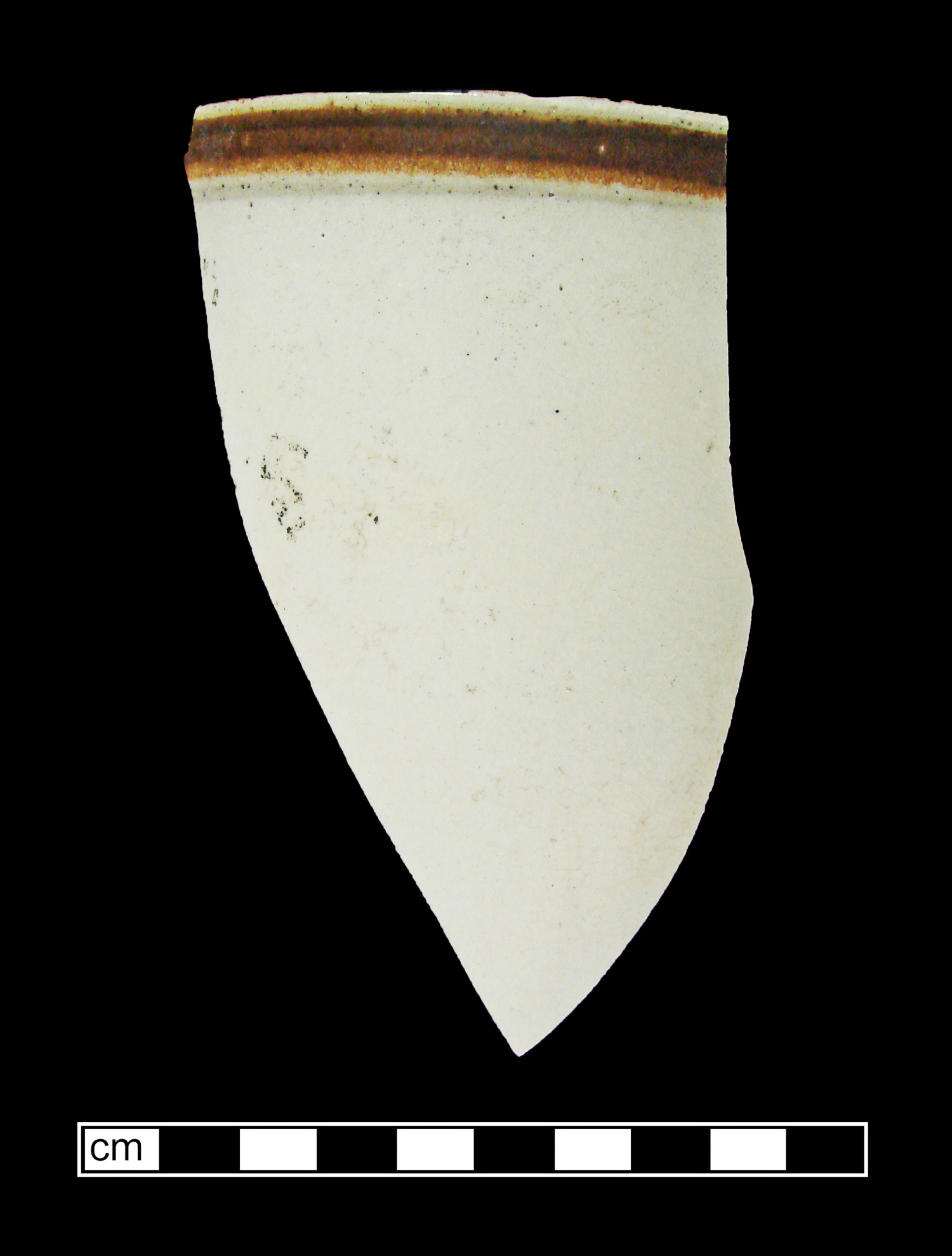 Image of white salt-glazed stoneware fragment.