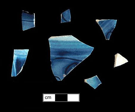 Image of white salt-glazed stoneware fragment.