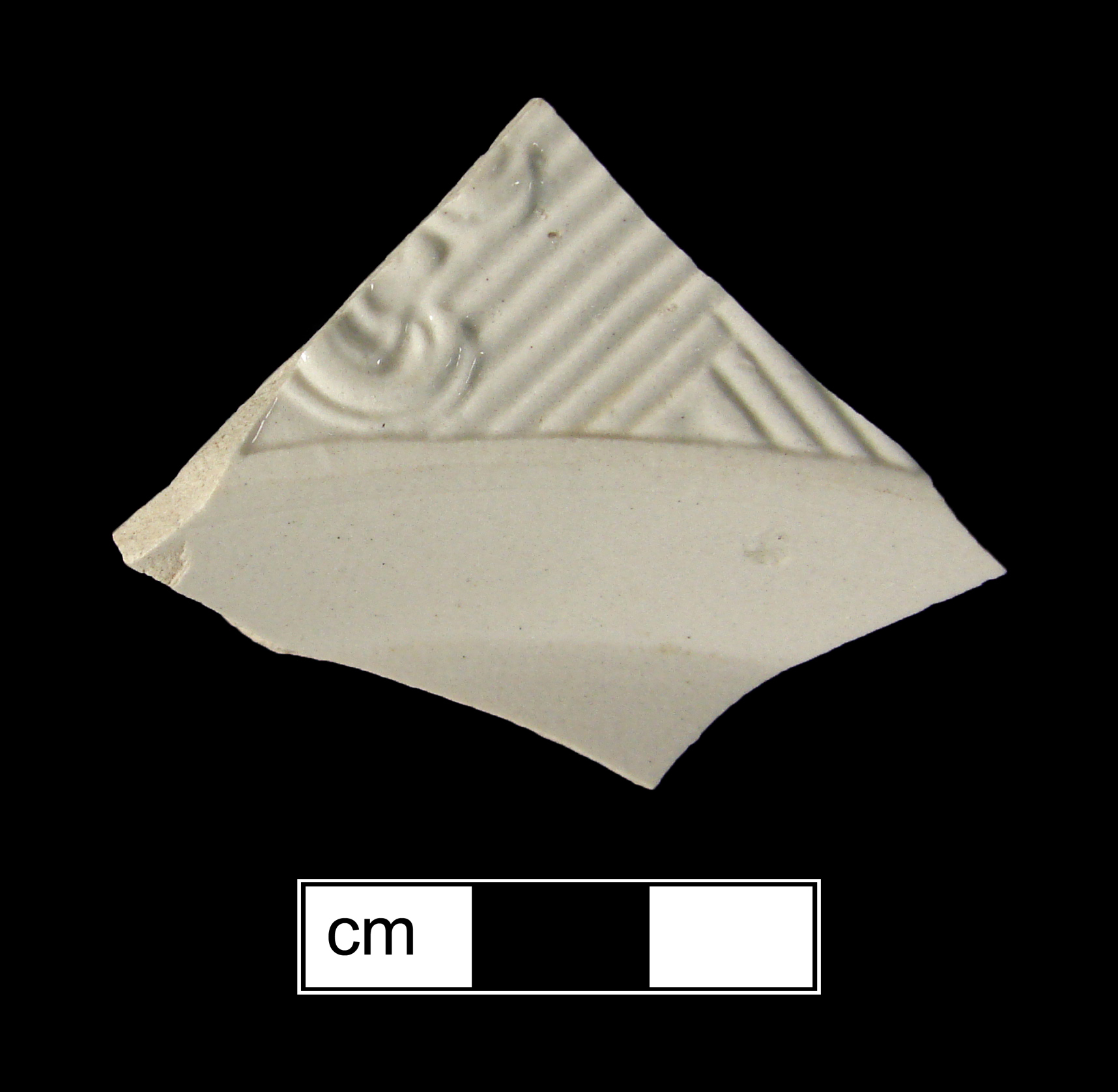 Image of white salt-glazed stoneware fragment.