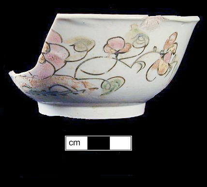 Image of white salt-glazed stoneware fragment.
