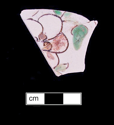 Image of white salt-glazed stoneware fragment.