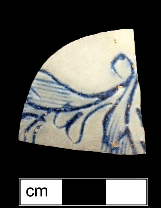 Image of white salt-glazed stoneware fragment.