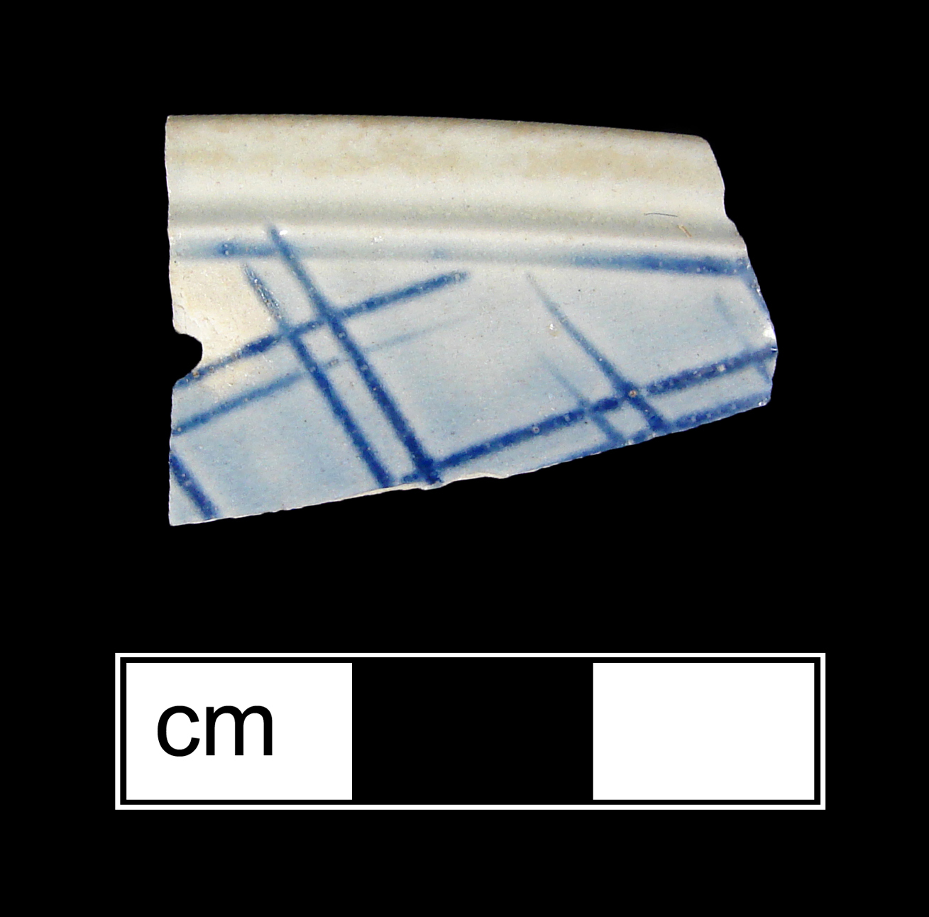 Image of white salt-glazed stoneware fragment.