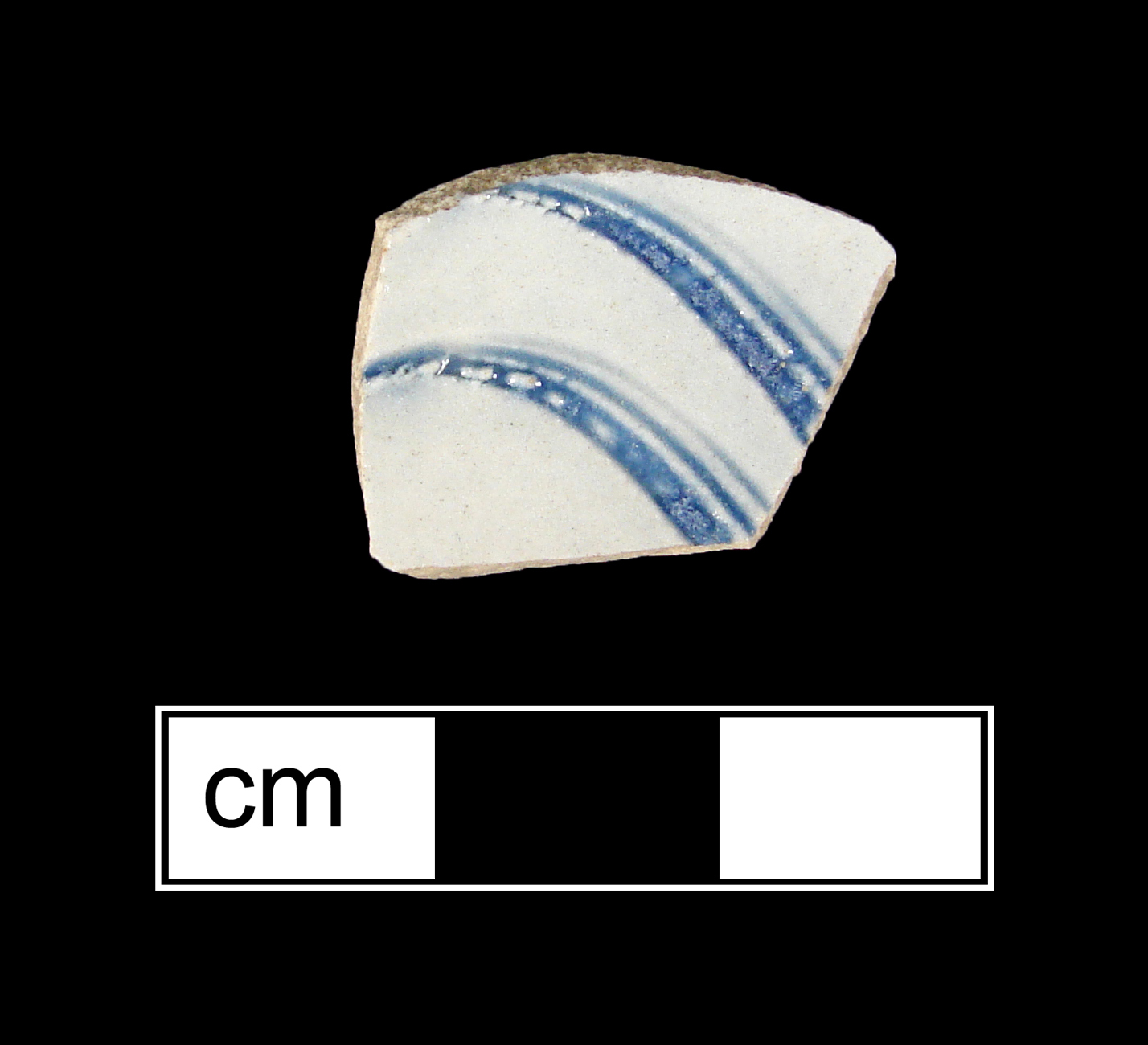 Image of white salt-glazed stoneware fragment.