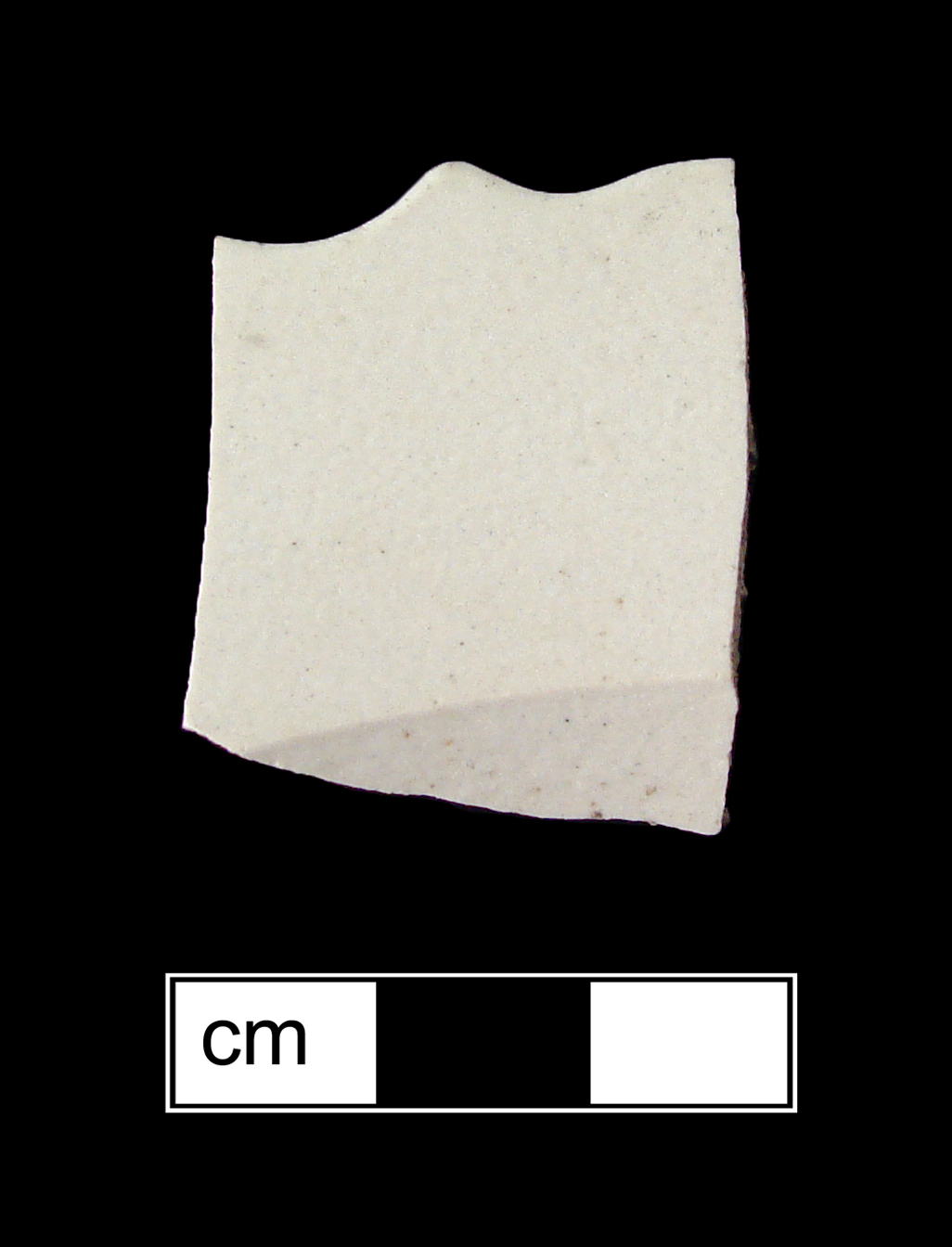 Image of white salt-glazed stoneware fragment.