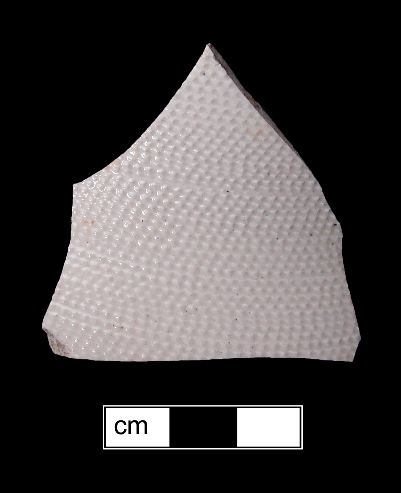 Image of white salt-glazed stoneware fragment.