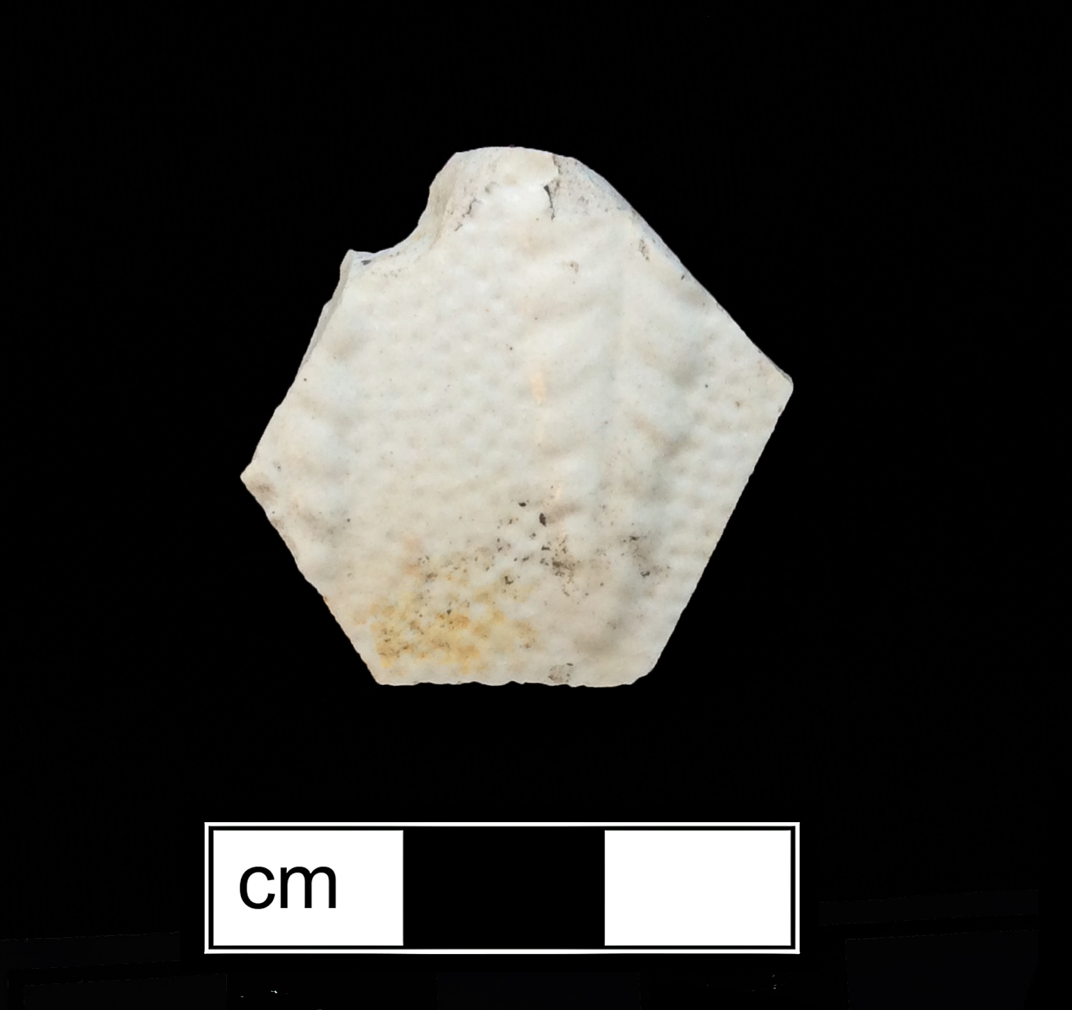 Image of white salt-glazed stoneware fragment.
