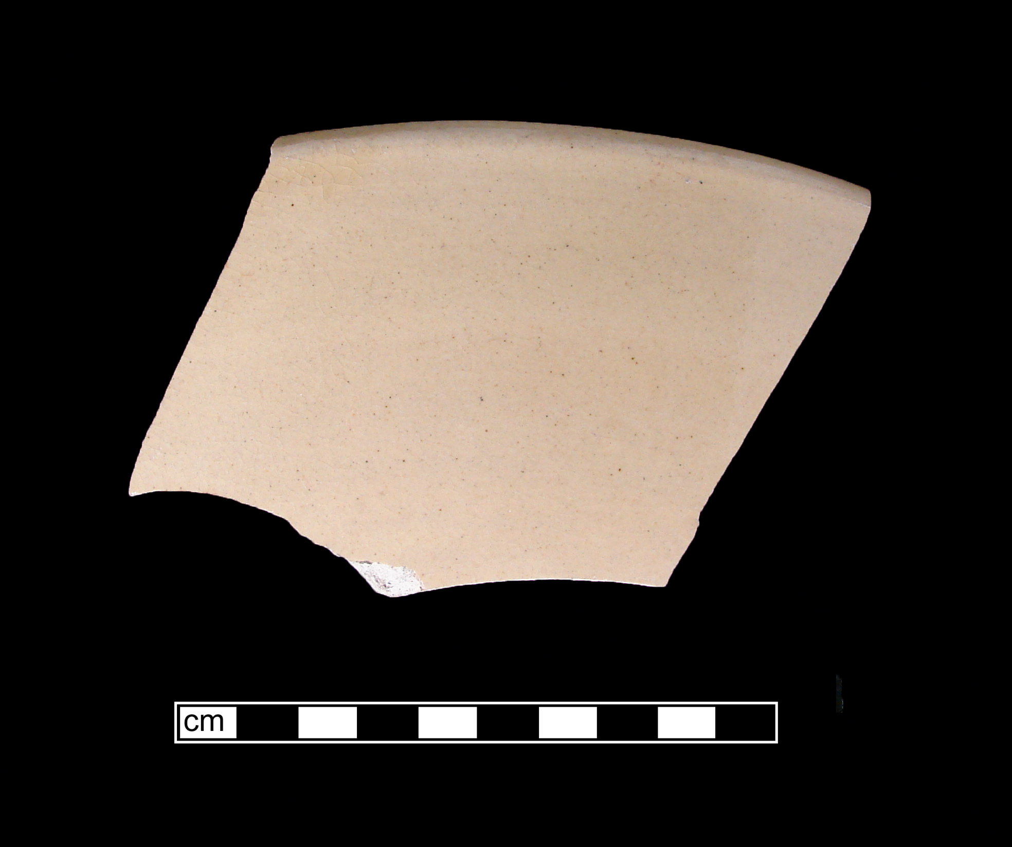 Image of yellow ware fragment.
