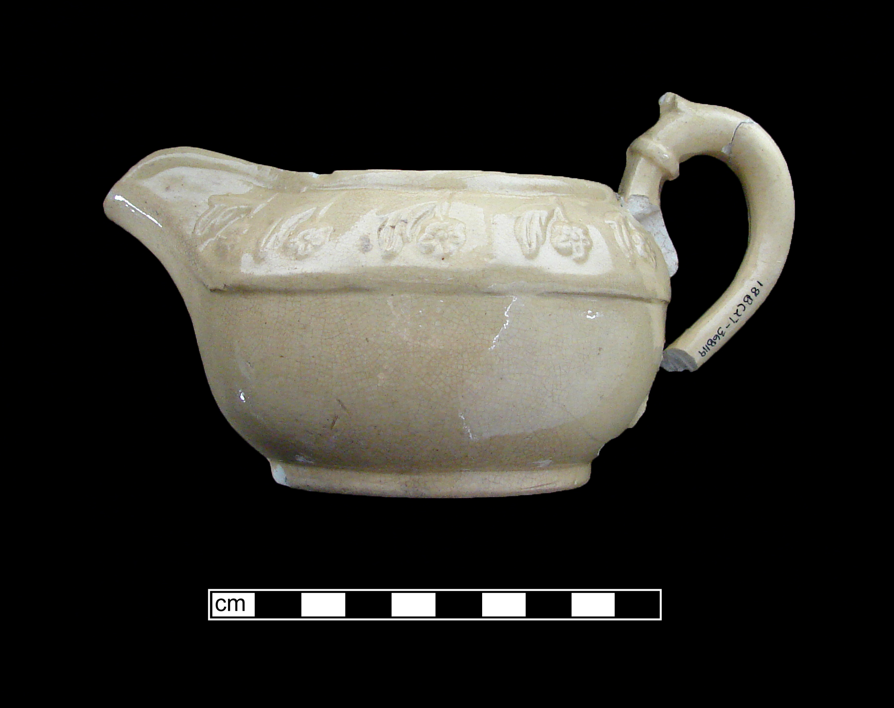 Image of yellow ware fragment.
