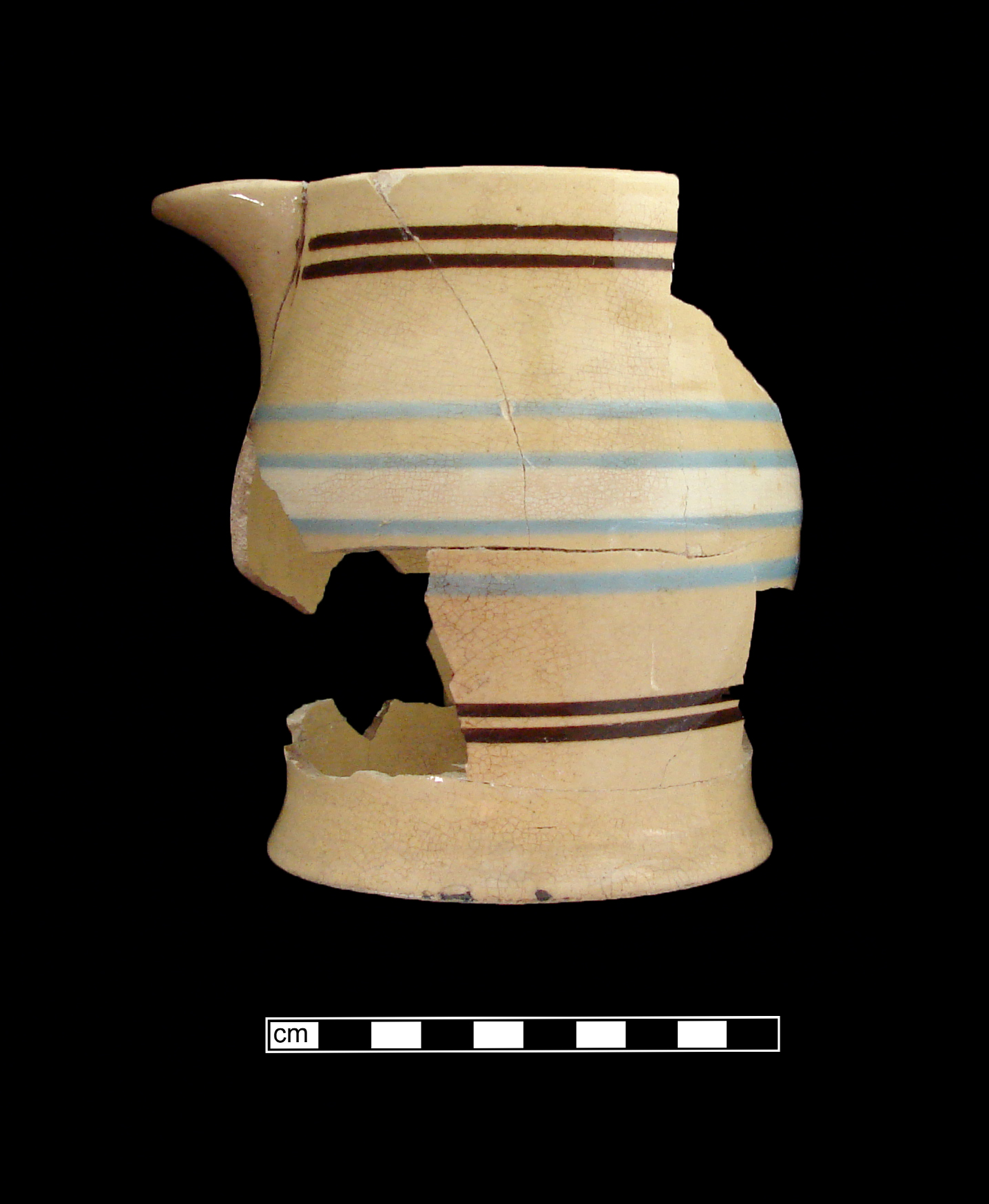 Image of yellow ware fragment.