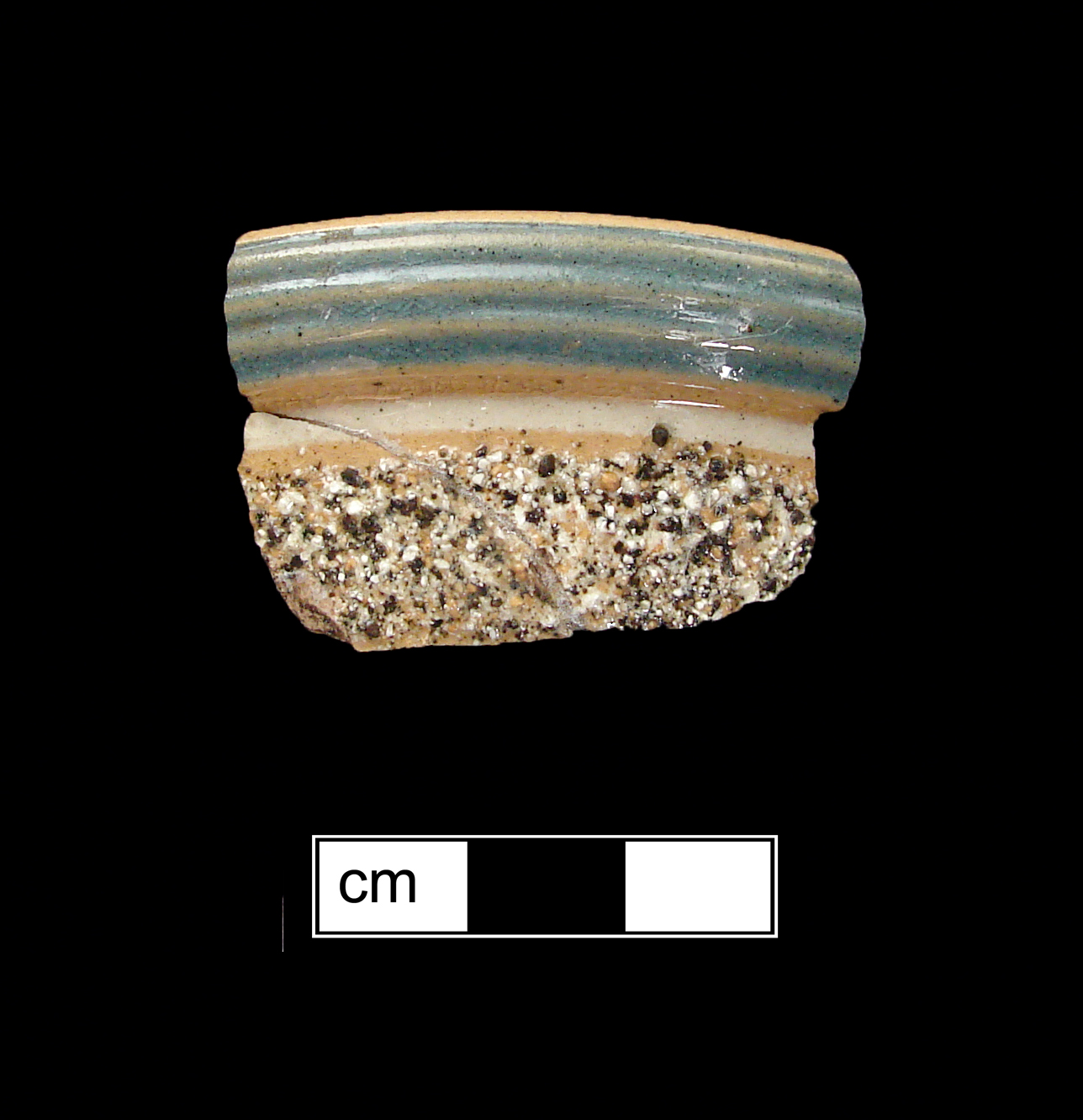 Image of yellow ware fragment.