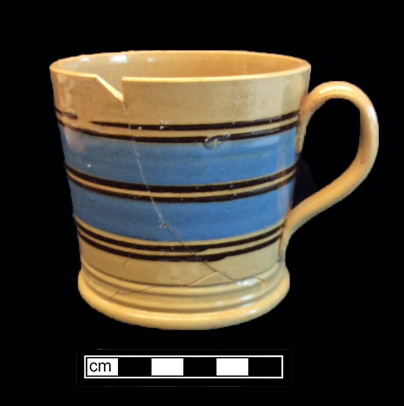 Image of yellow ware fragment.