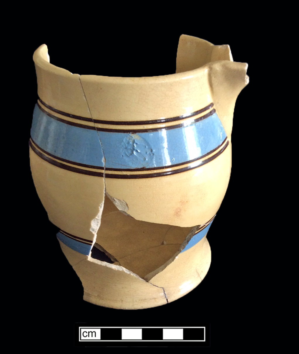 Image of yellow ware fragment.