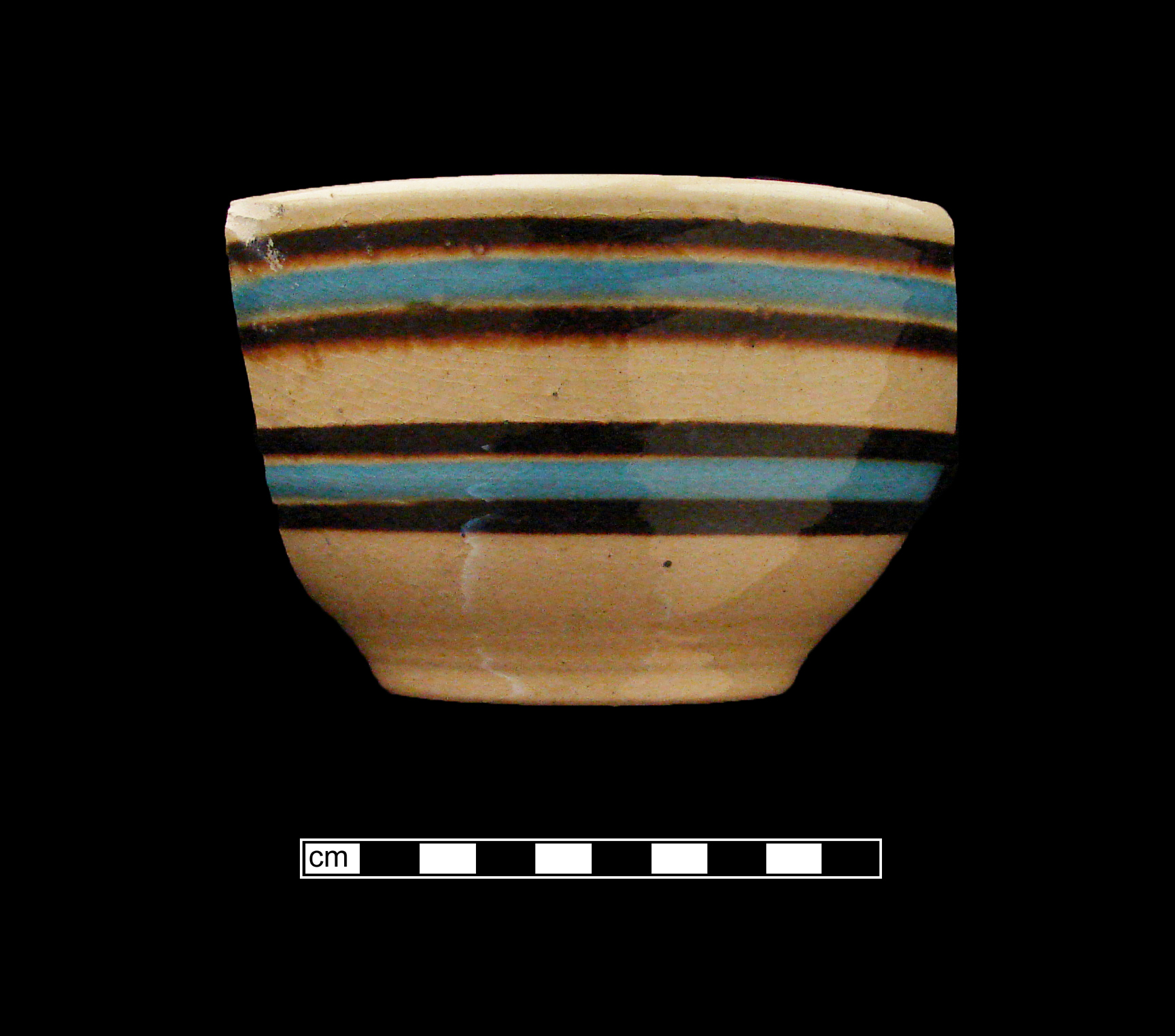 Image of yellow ware fragment.