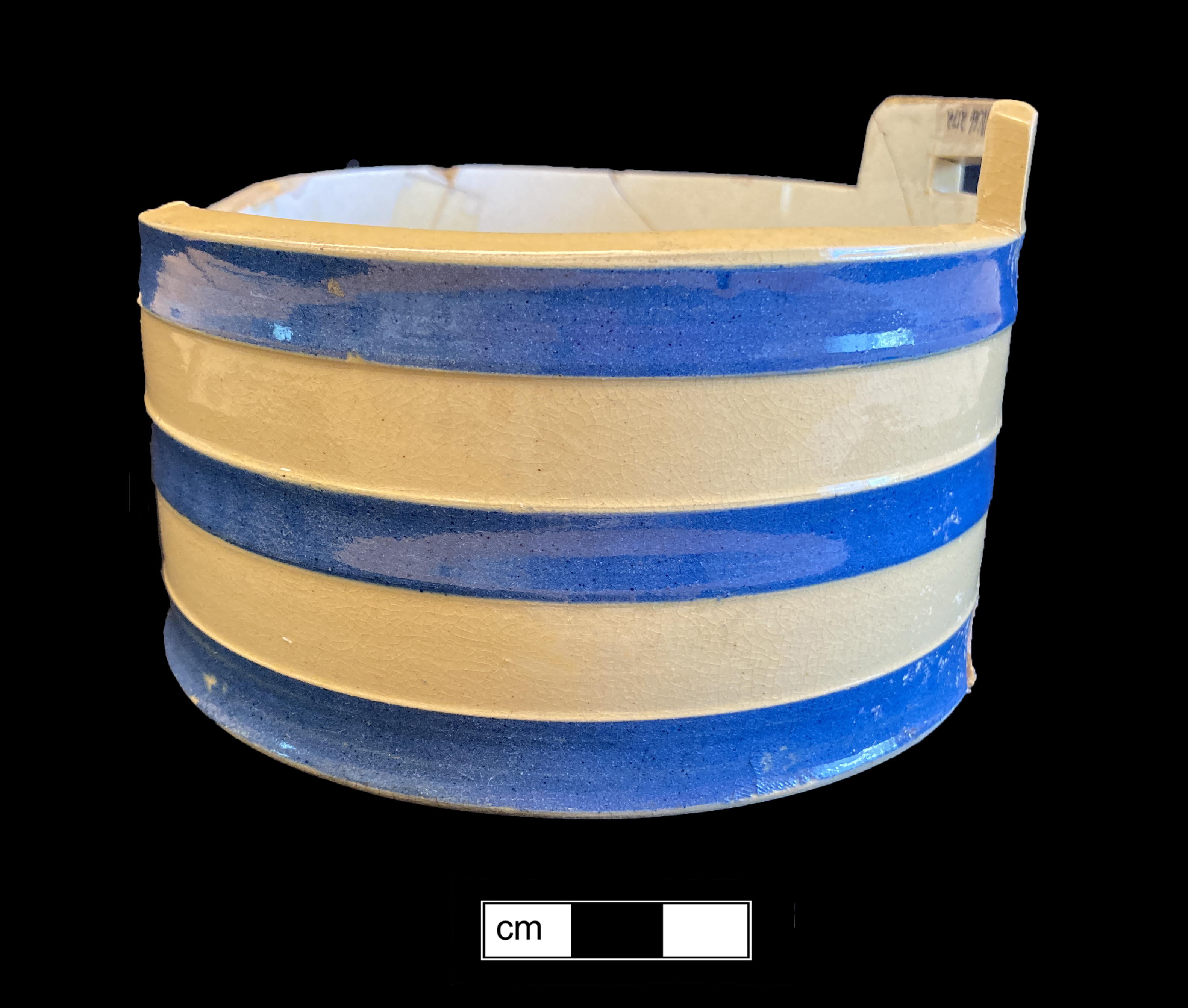 Image of yellow ware fragment.