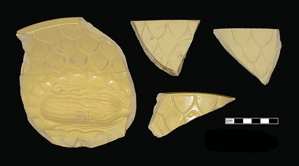 Image of yellow ware fragment.