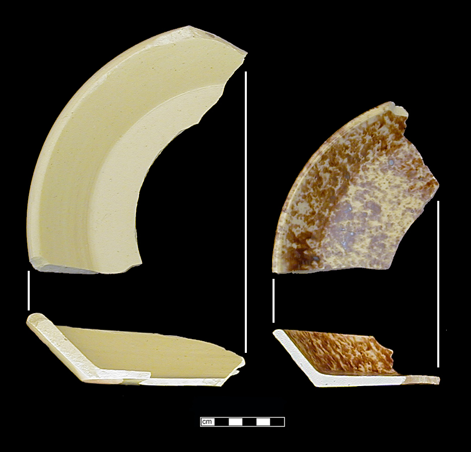Image of yellow ware fragment.