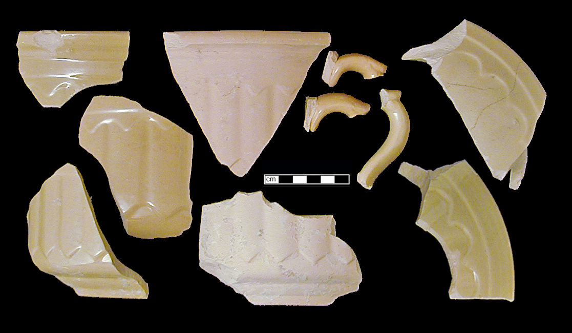 Image of yellow ware fragment.