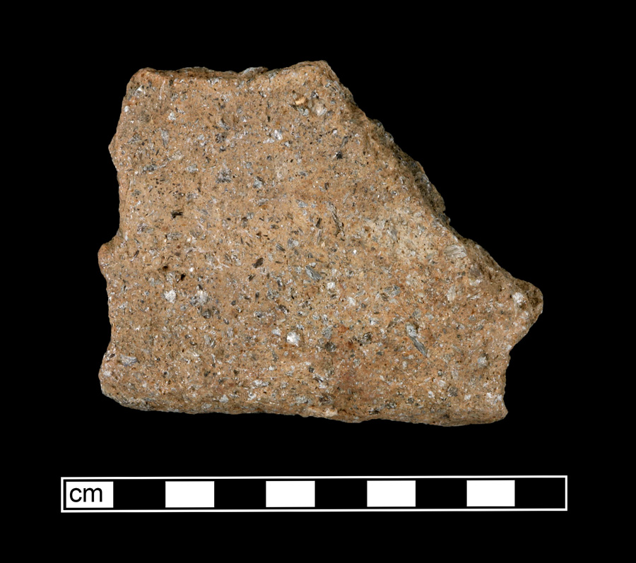 Image of ceramic, Steatite Tempered Body with Plain/Smoothed Surface Treatment, Marcey Creek type, Undecorated
