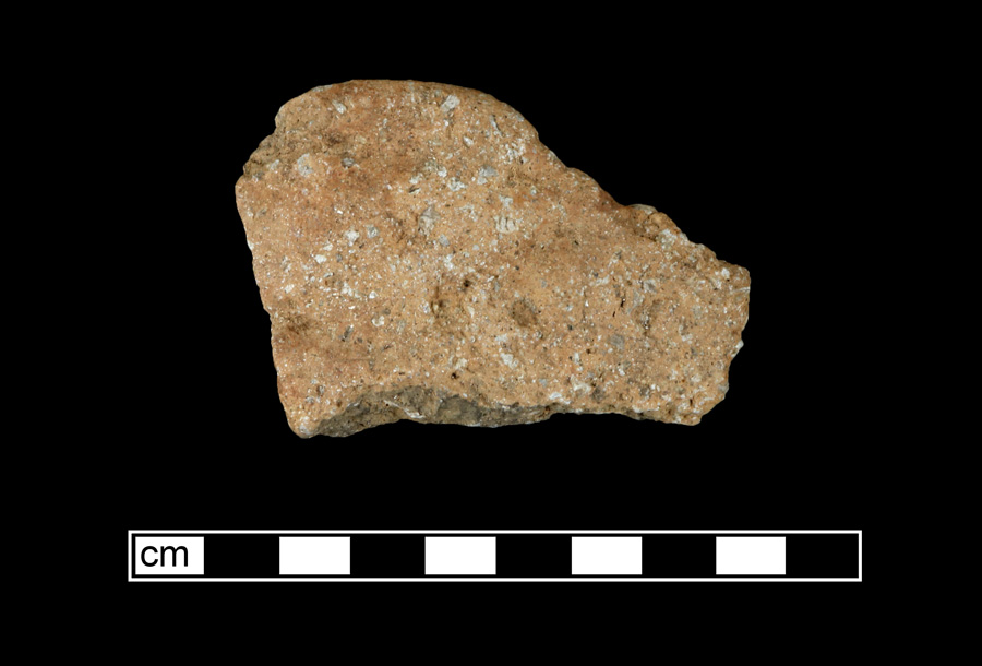 Image of ceramic, Steatite Tempered Body with Plain/Smoothed Surface Treatment, Marcey Creek type, Undecorated